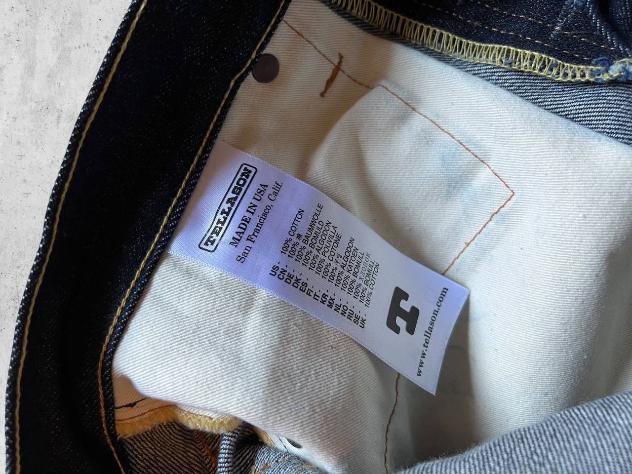 Other Tellason SELVEDGE MADE IN USA vintage pants jeans denim Size US 31 - 9 Thumbnail