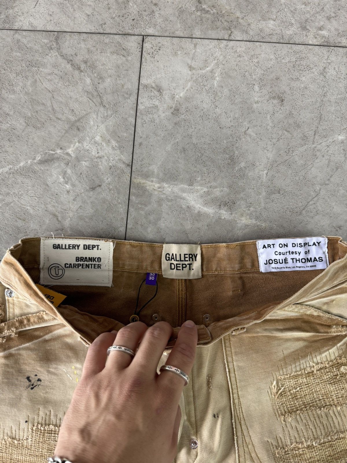 Gallery Dept. Gallery Dept Branko Carpenter Denim Jeans Tan Size US 30 / EU 46 - 3 Thumbnail