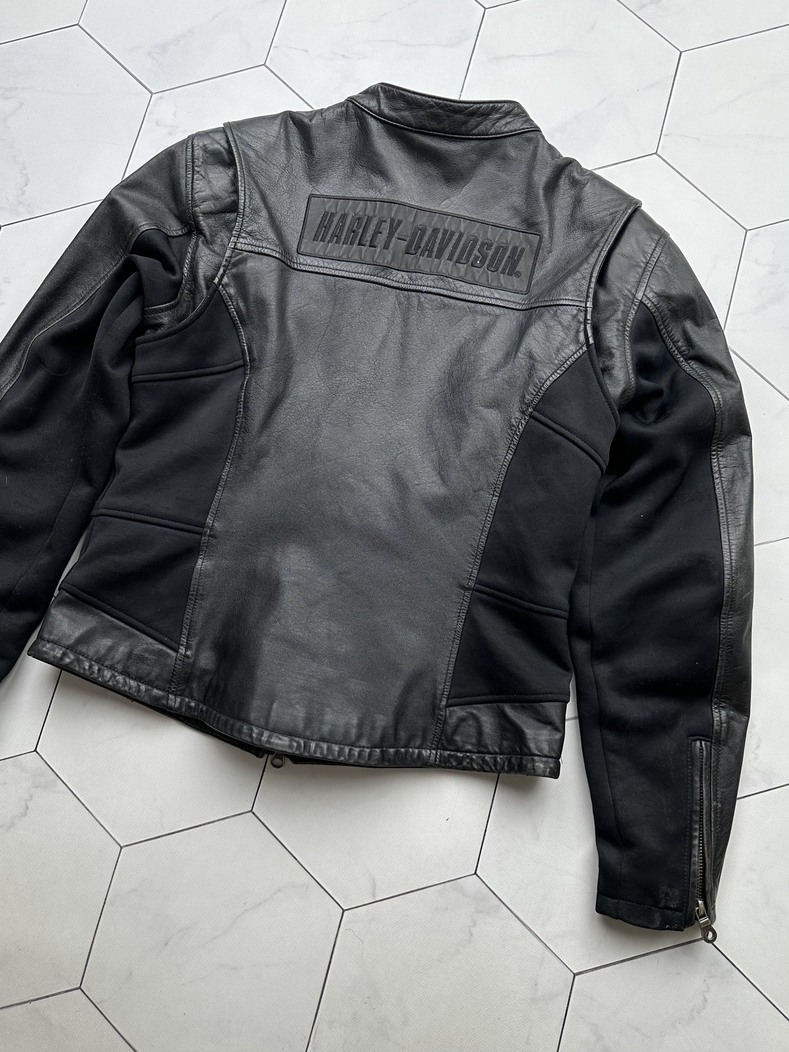 Harley Davidson Harley Davidson Vintage Leather Jacket (B228)E2 Size M / US 6-8 / IT 42-44 - 18 Thumbnail