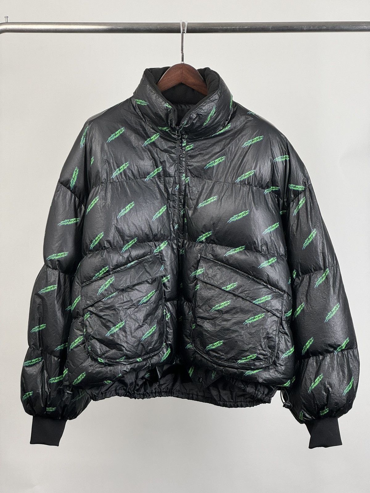 JieDa Allover logo down jacket Size US M / EU 48-50 / 2 - 2 Thumbnail