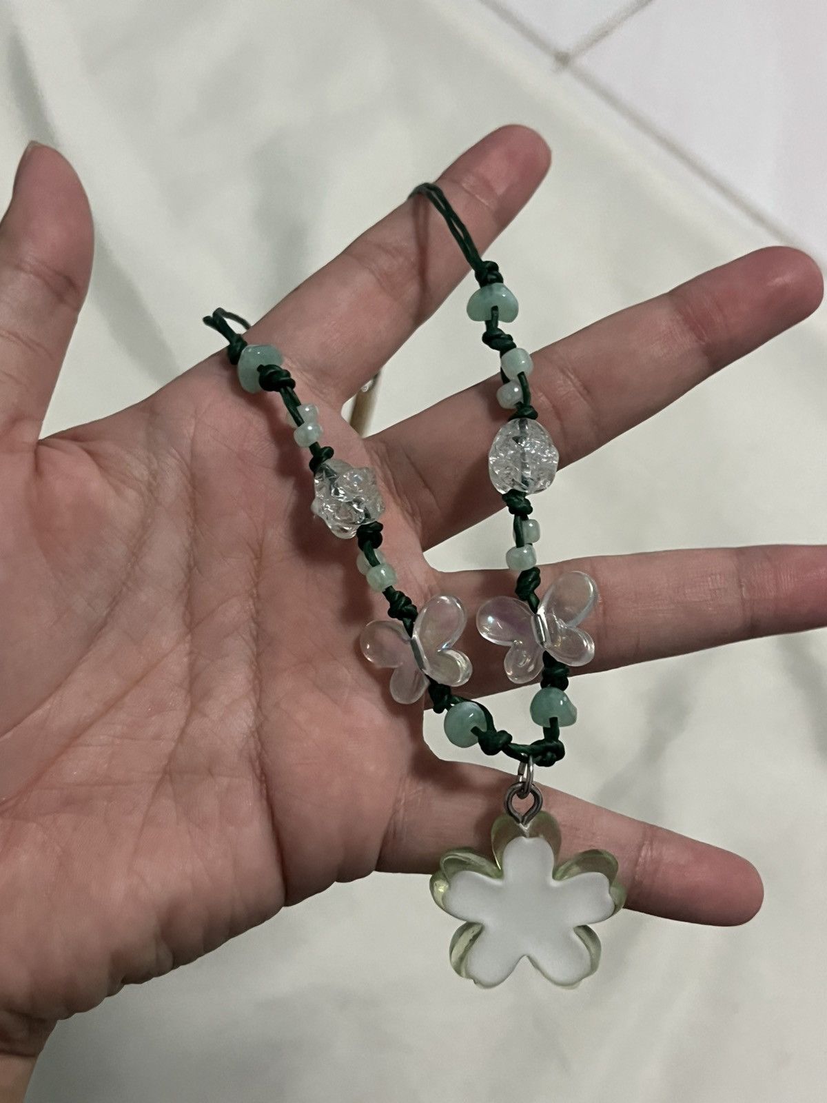 Handmade Waxed cord necklace Size ONE SIZE - 5 Thumbnail