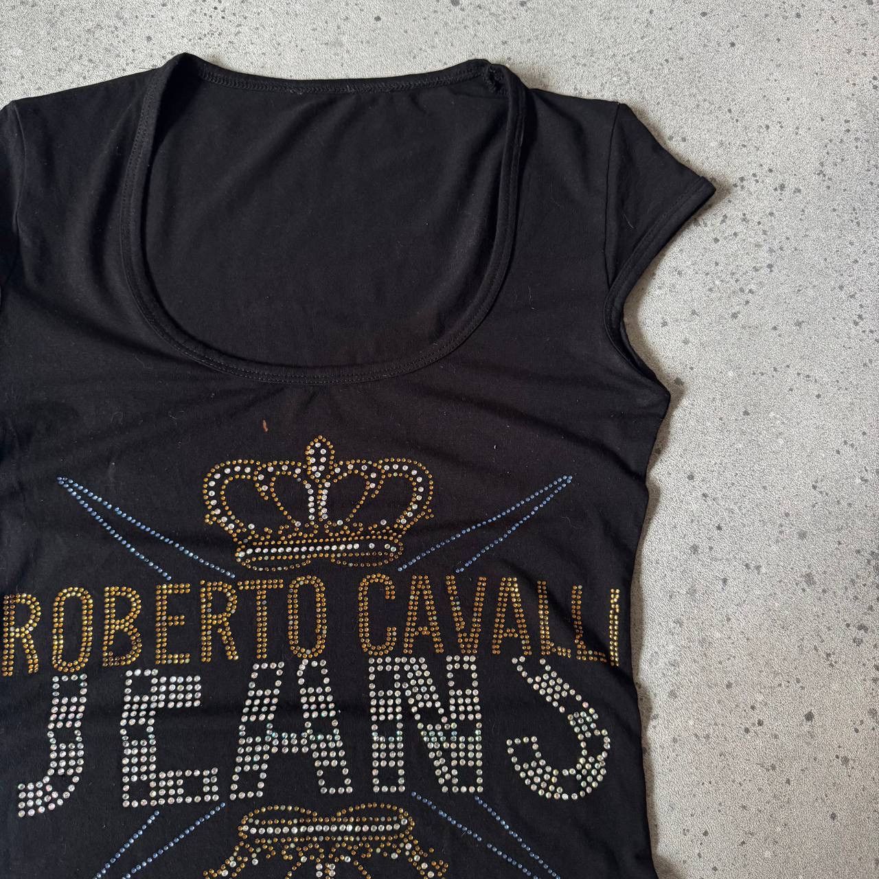 Just Cavalli × Roberto Cavalli Roberto Cavalli 2000’s Vintage T-Shirt Size M / US 6-8 / IT 42-44 - 5 Thumbnail