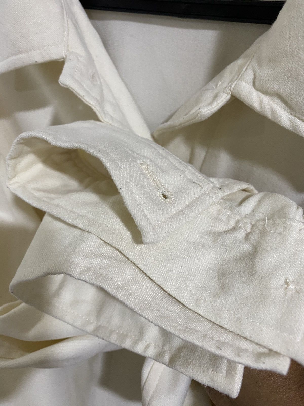 GU GU Japan Minimal Overshirt Shacket Cream White XL Size XL / US 12-14 / IT 48-50 - 3 Thumbnail