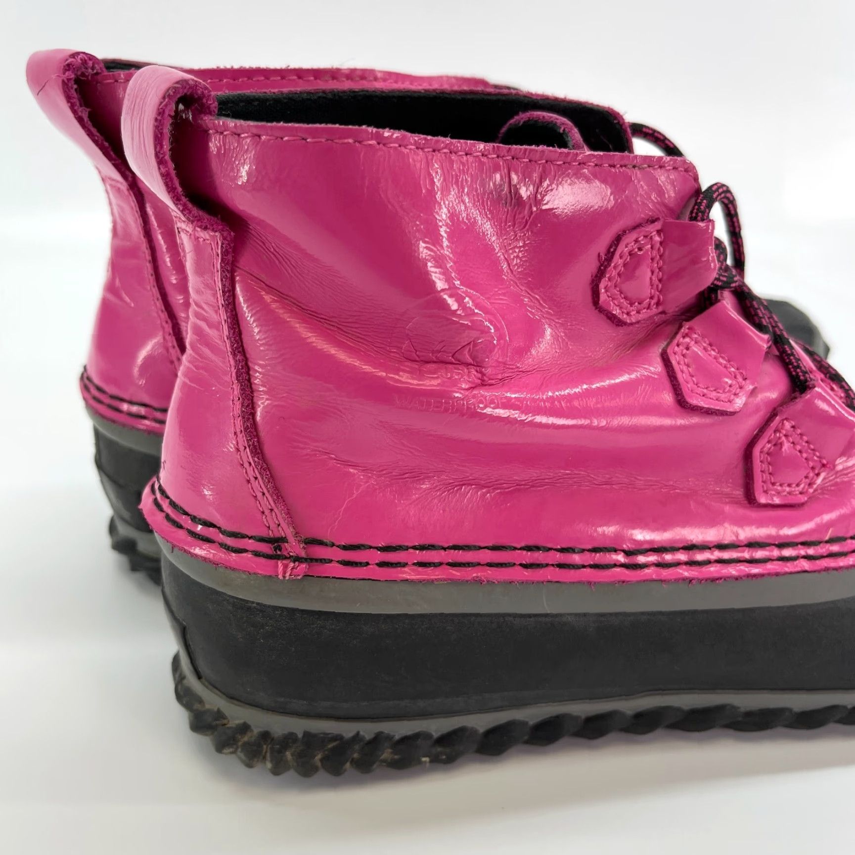 SOREL Sorel Duck Boots Lace Up Pink Black Out N' About NY2635-695 Womens Size US 6 Size US 6 / IT 36 - 6 Thumbnail