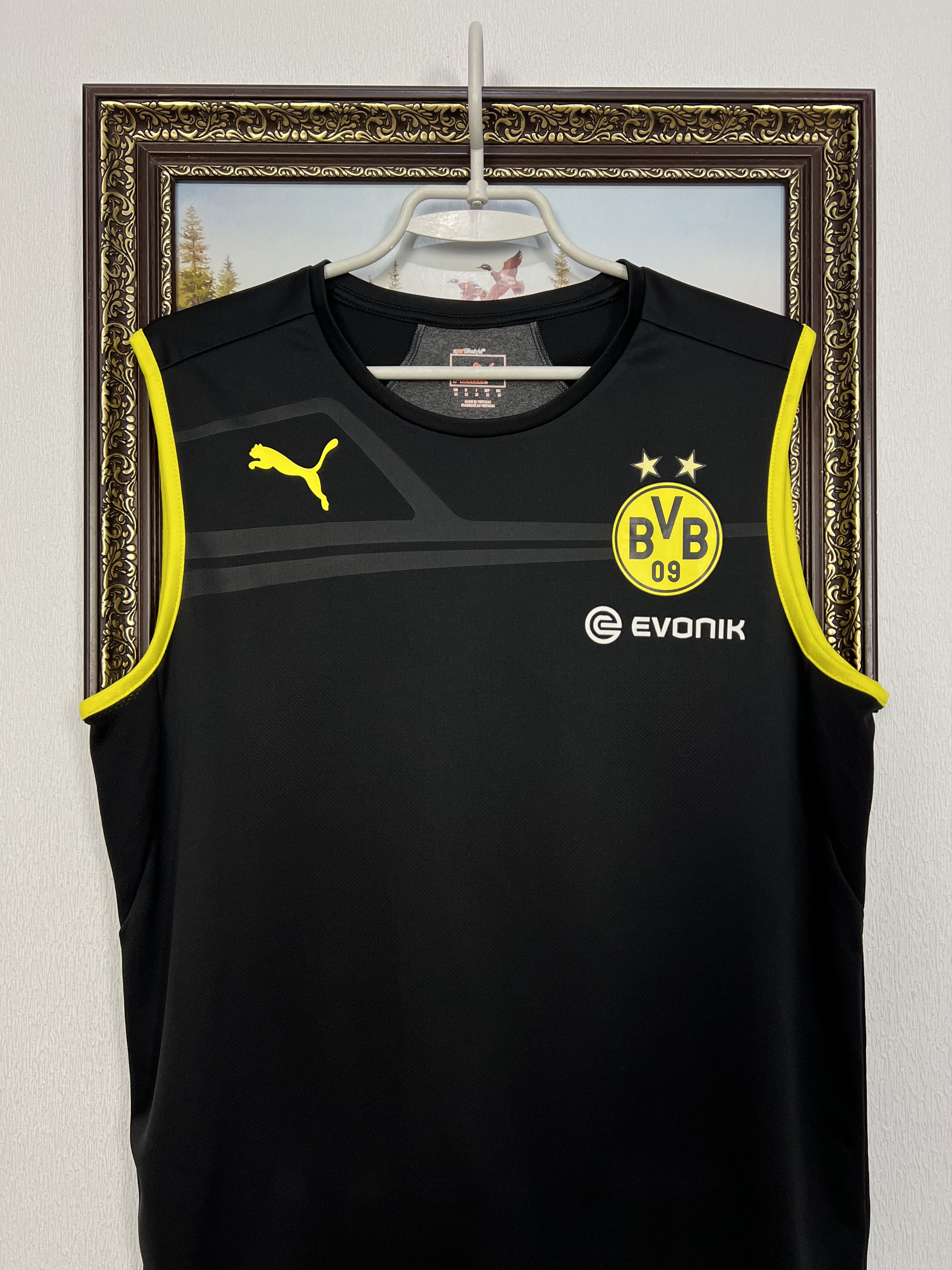 Puma Borussia Dortmund Football Train Vest Shirt Soccer Jersey Size US M / EU 48-50 / 2 - 2 Thumbnail