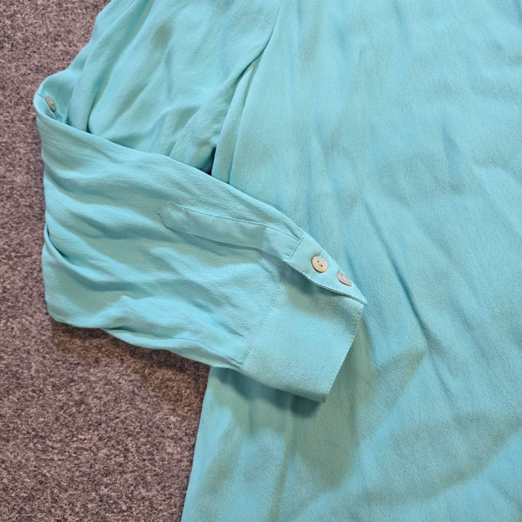 Soft Surroundings Soft Surroundings Top Womens 1X Green Tunic Long Sleeve Layered Casual Capsule Blouse V-Neck Knit 1X Womens Green Tunic Blouse Mens? Size XL / US 12-14 / IT 48-50 - 5 Thumbnail