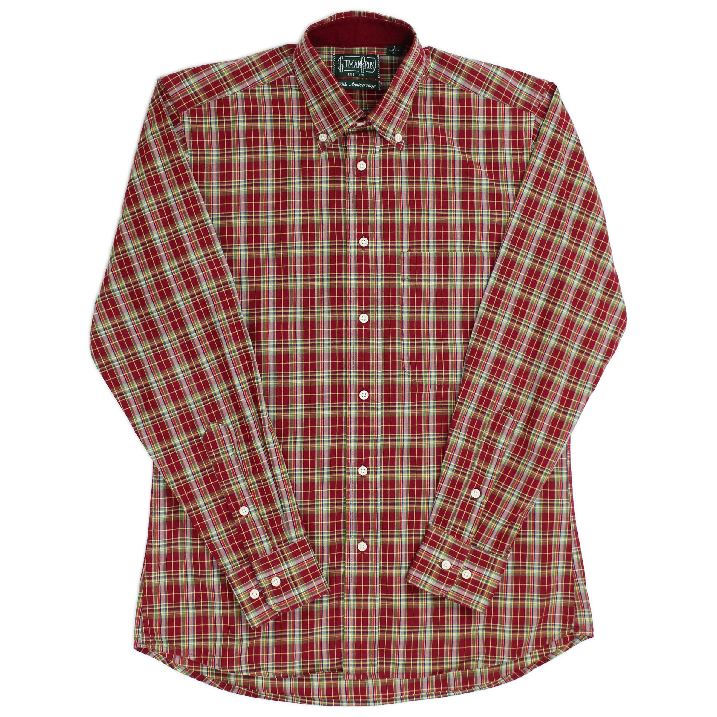 Gitman Bros. Vintage Plaid Button Down Shirt Size US S / EU 44-46 / 1 - 1 Thumbnail