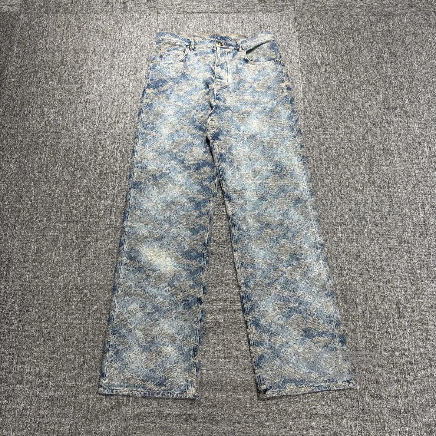 Louis Vuitton Louis Vuitton ss26 MONOGRAM printed floral denim jeans| Size US 30 / EU 46 - 1 Thumbnail
