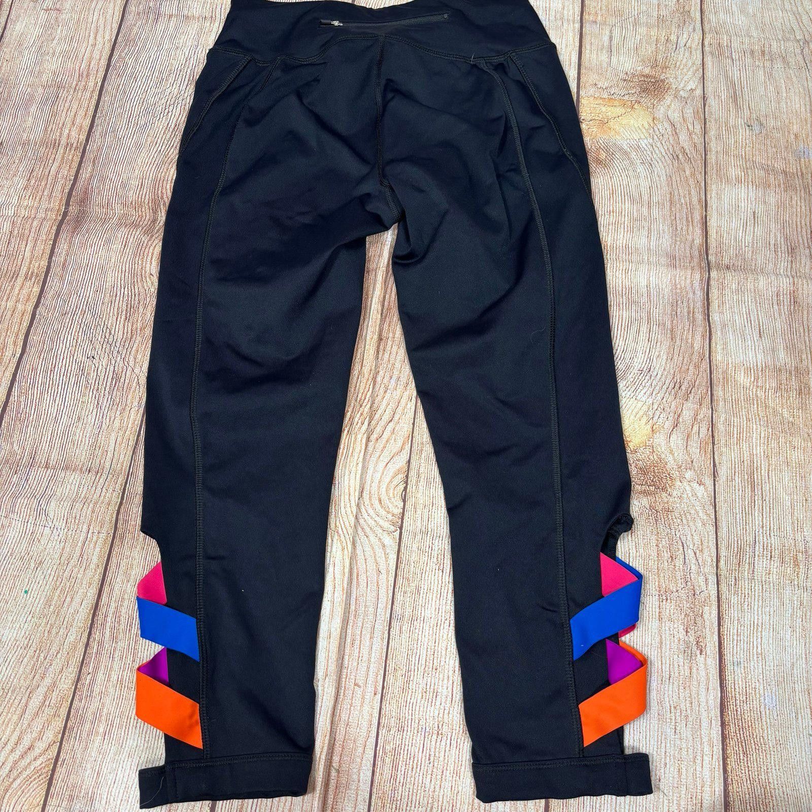Fila FILA Sport Women's Leggings with Colorful Sides Size XS Size 26" / US 2 / IT 38 - 6 Thumbnail