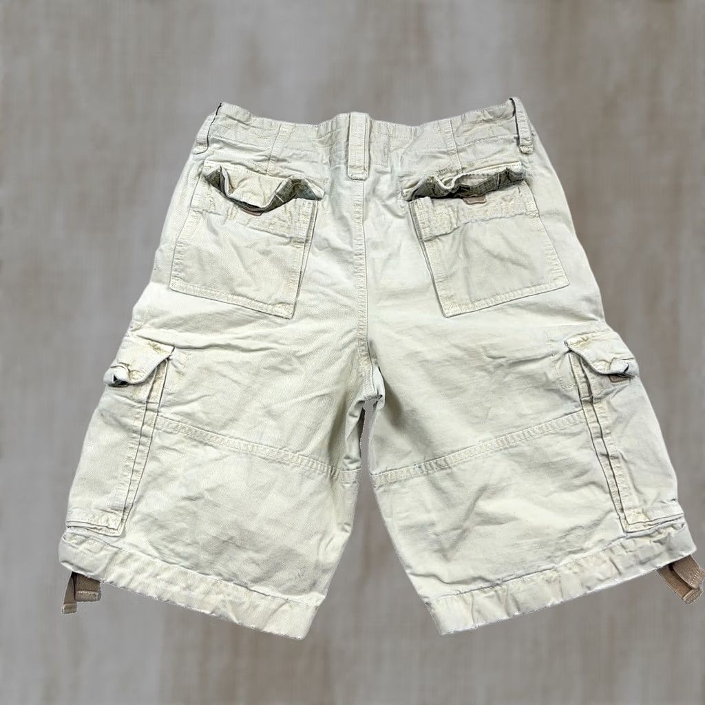 American Eagle Outfitters American Eagle Cargo Shorts Men 33 Tan Khaki Vintage Y2K Retro Longer Length Size US 33 - 1 Thumbnail