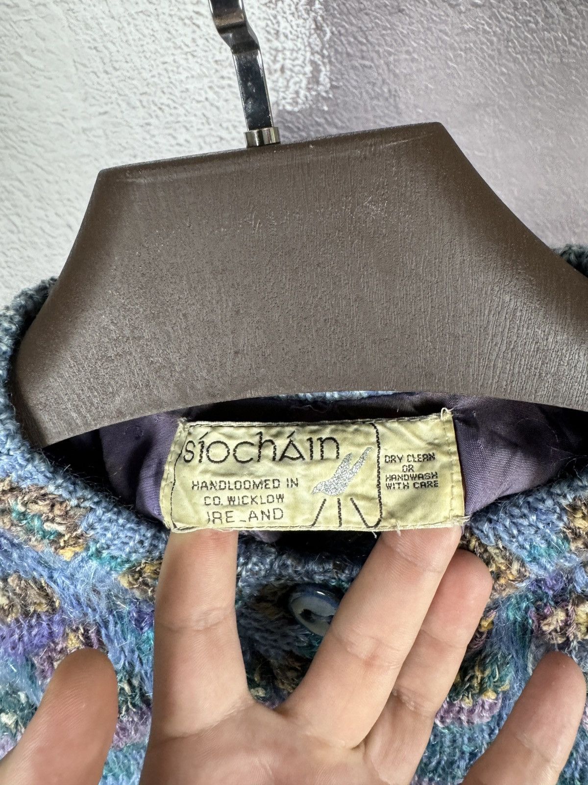 Handmade × Vintage Vintage SioChain Ireland Handloomed Sweater women’s Size M / US 6-8 / IT 42-44 - 9 Thumbnail
