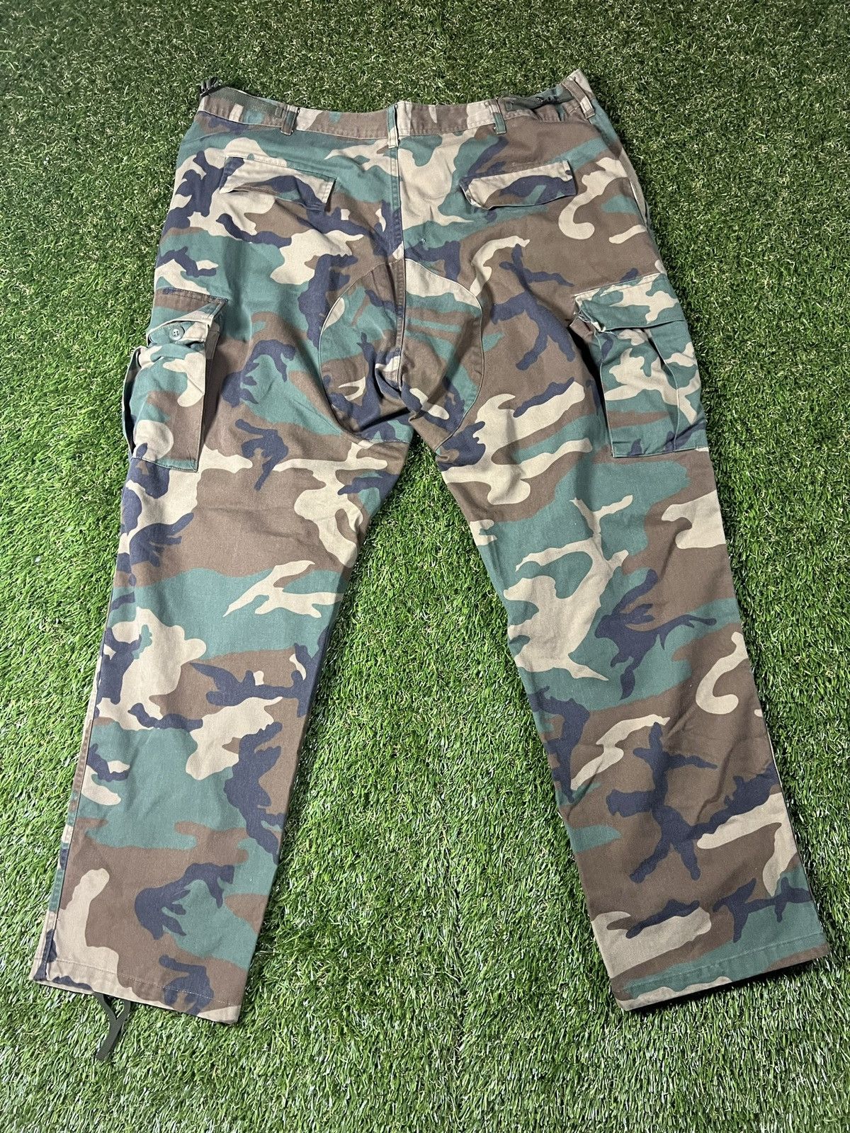 Vintage Vintage 90’s Military Grade Double Knee Baggy Camo Pants Size US 39 - 3 Thumbnail