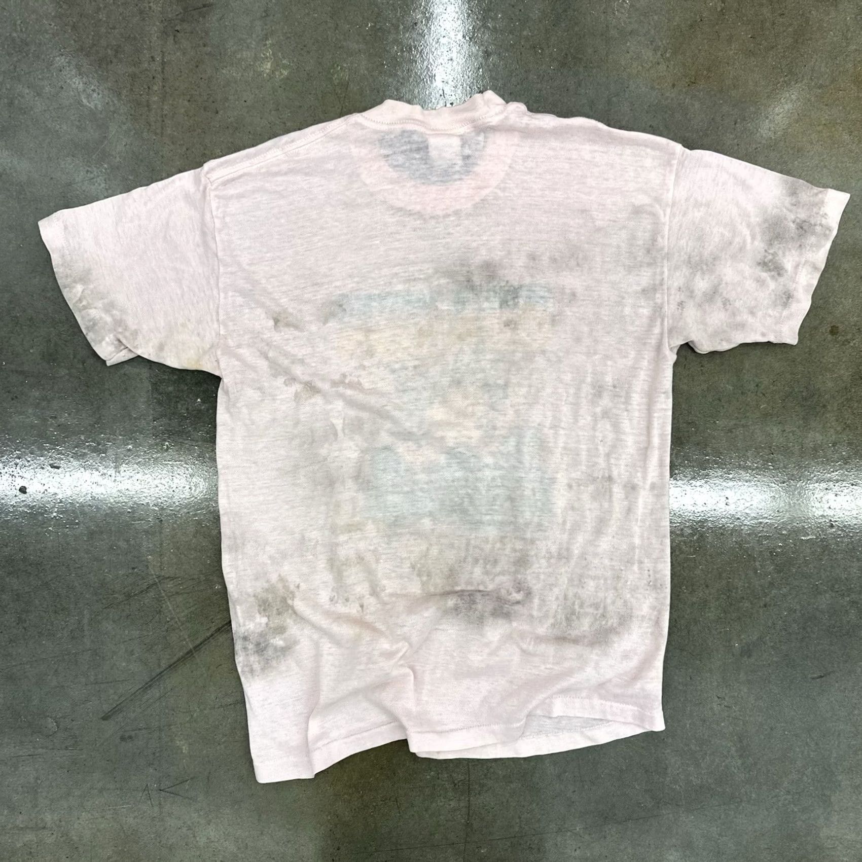 Vintage VINTAGE Kings Dominion White Water Canyon Splash Victim Stained T Shirt L 80s Mens Size US L / EU 52-54 / 3 - 4 Thumbnail