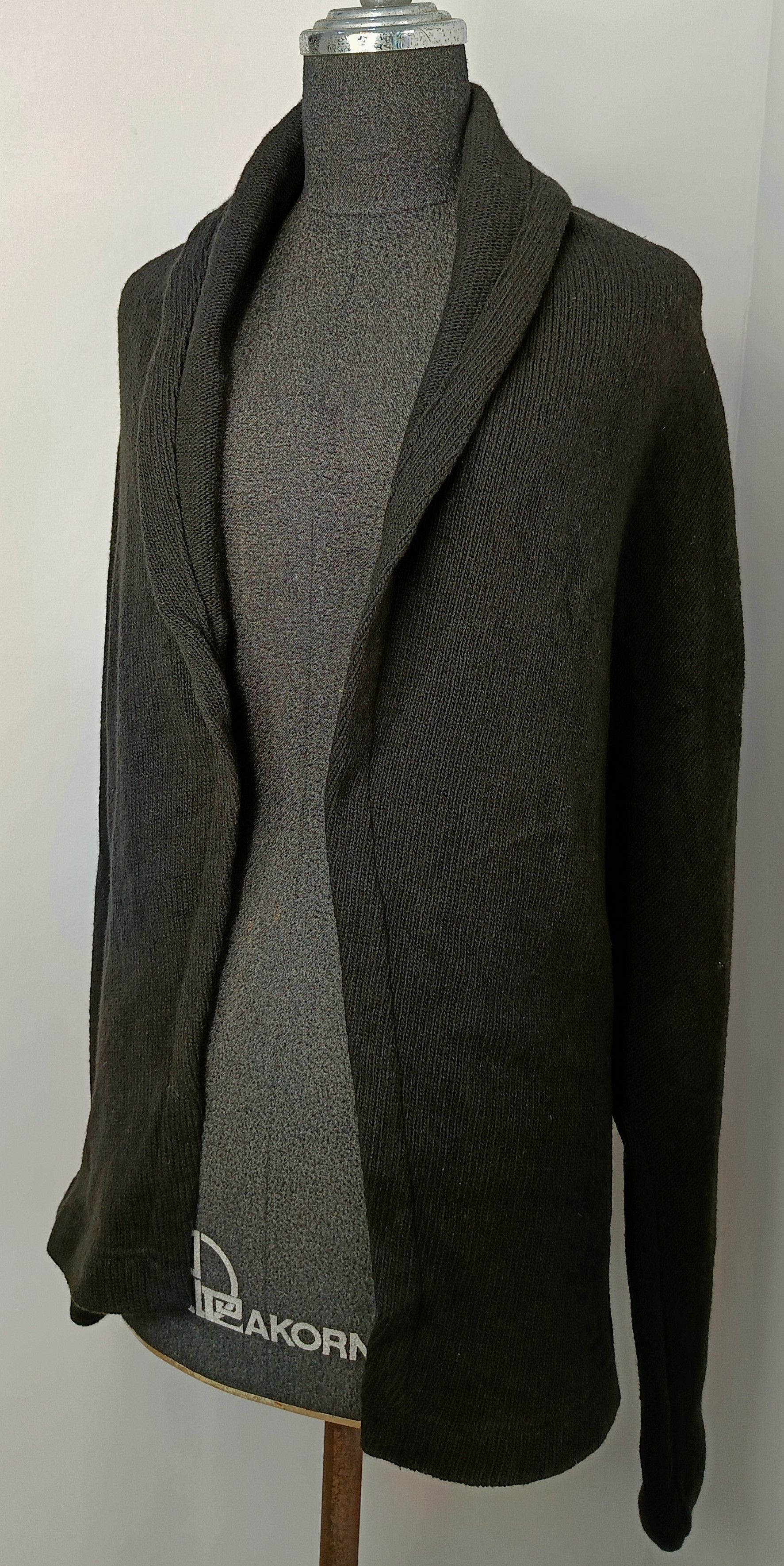Yohji Yamamoto Yohji Yamamoto 2 Japan wool stretchable cardigan sweater vtg Size XS / US 0-2 / IT 36-38 - 1 Thumbnail
