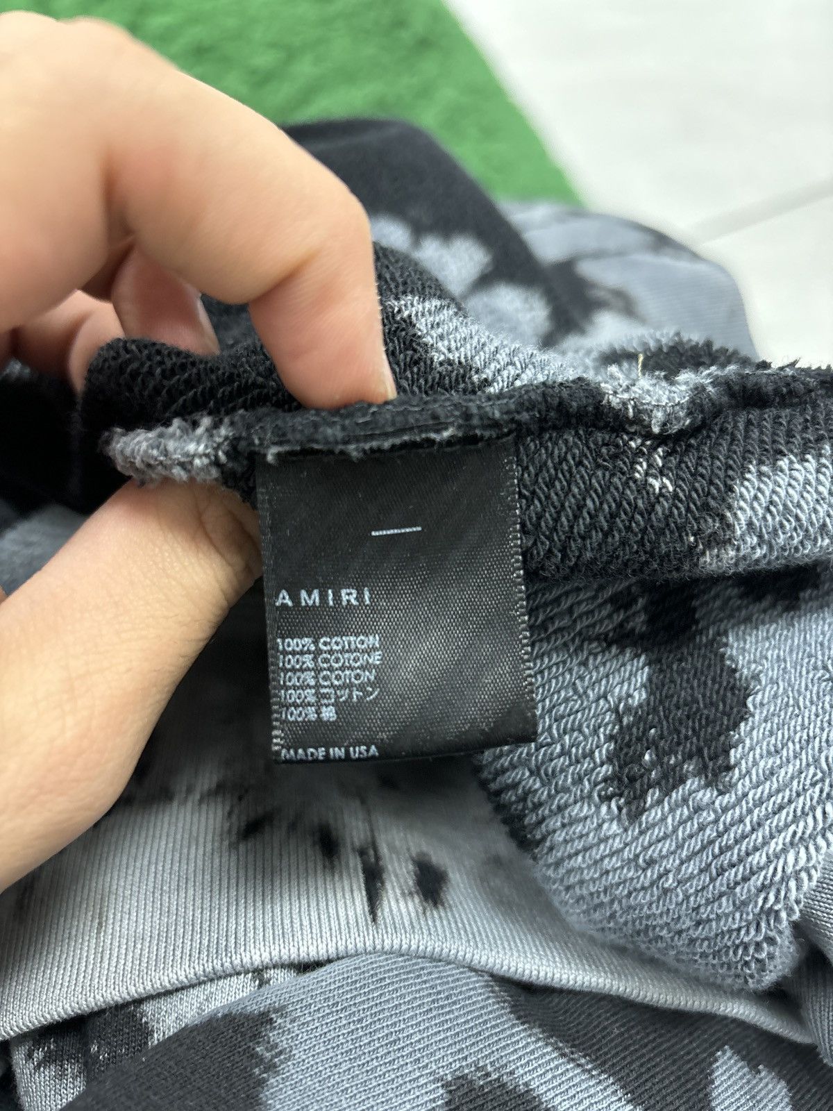 Amiri Amiri crewneck grey black Size US M / EU 48-50 / 2 - 2 Thumbnail