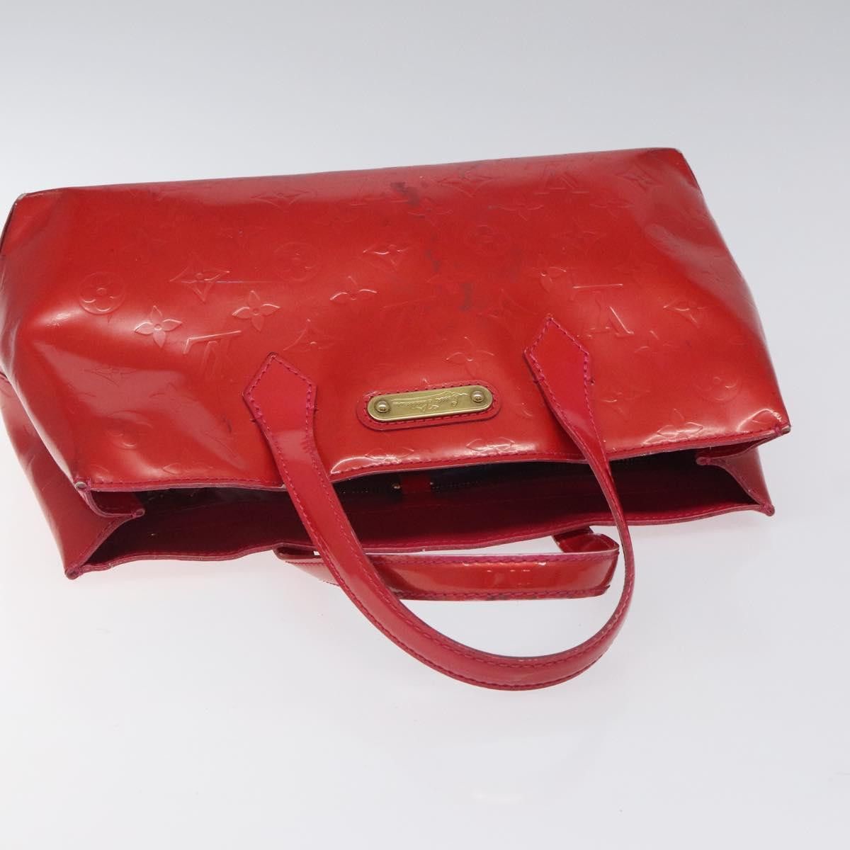 Louis Vuitton LOUIS VUITTON Monogram Vernis Wilshire PM Hand Bag Rose Pop Size ONE SIZE - 6 Thumbnail