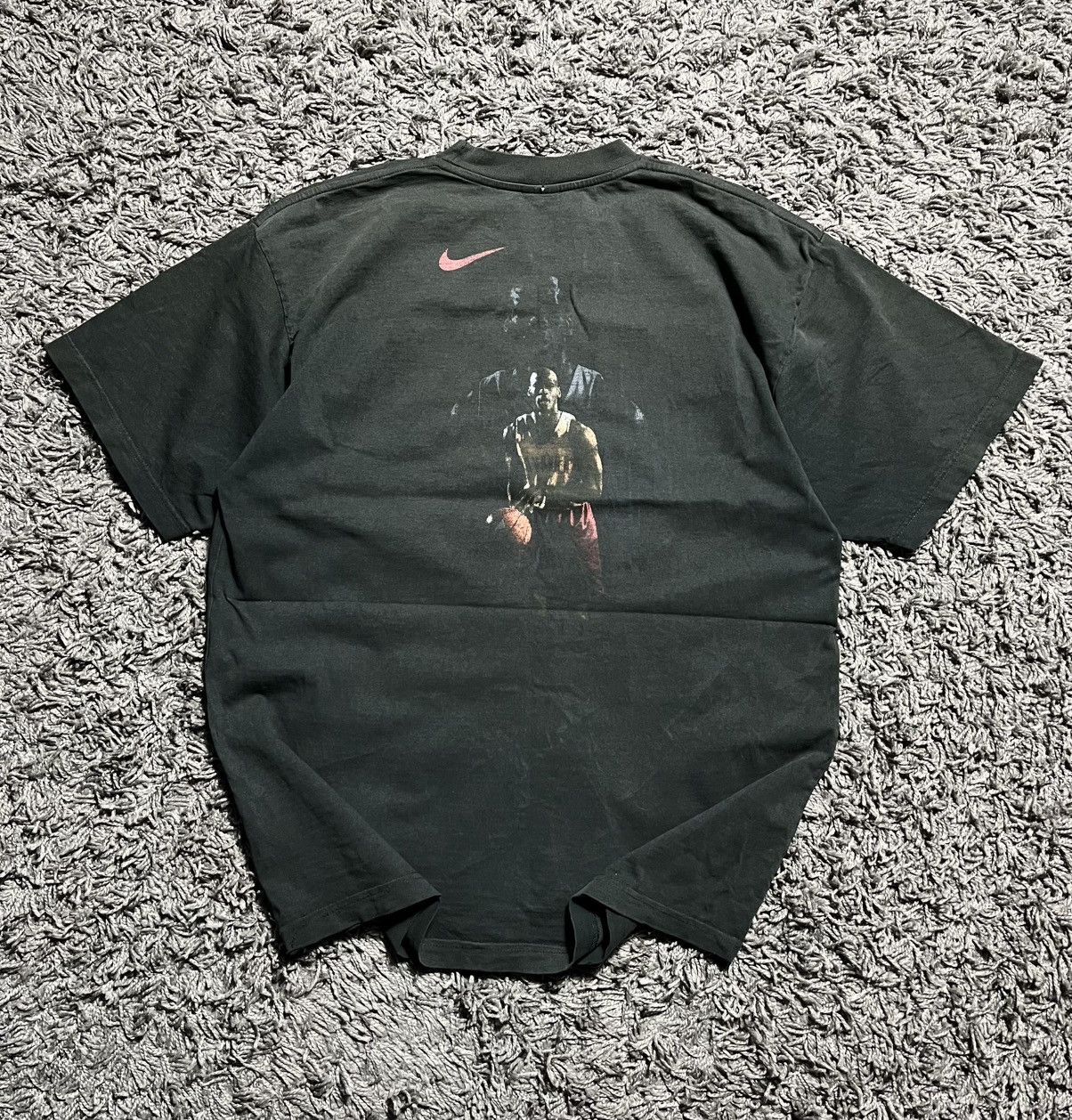 Nike NIKE “MAN OR MACHINE” JORDAN VINTAGE COTTON NBA TEE Size US L / EU 52-54 / 3 - 1 Thumbnail