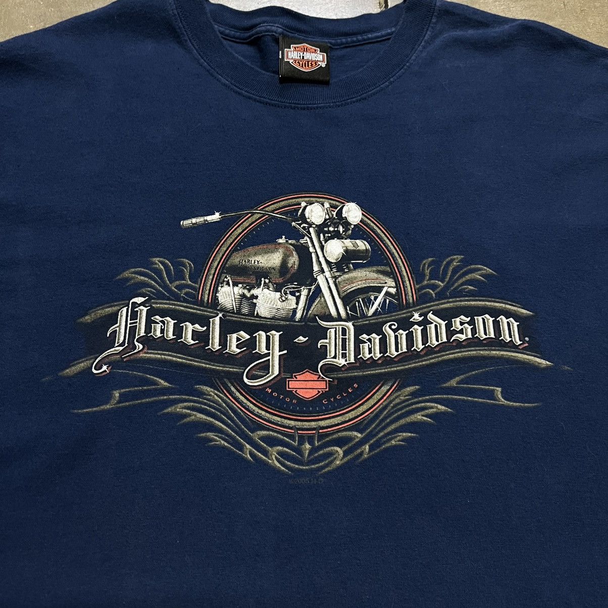 Harley Davidson × Vintage Vintage Harley Davidson T Shirt Motorcycle Biker Metro Iowa Size US XXL / EU 58 / 5 - 3 Thumbnail