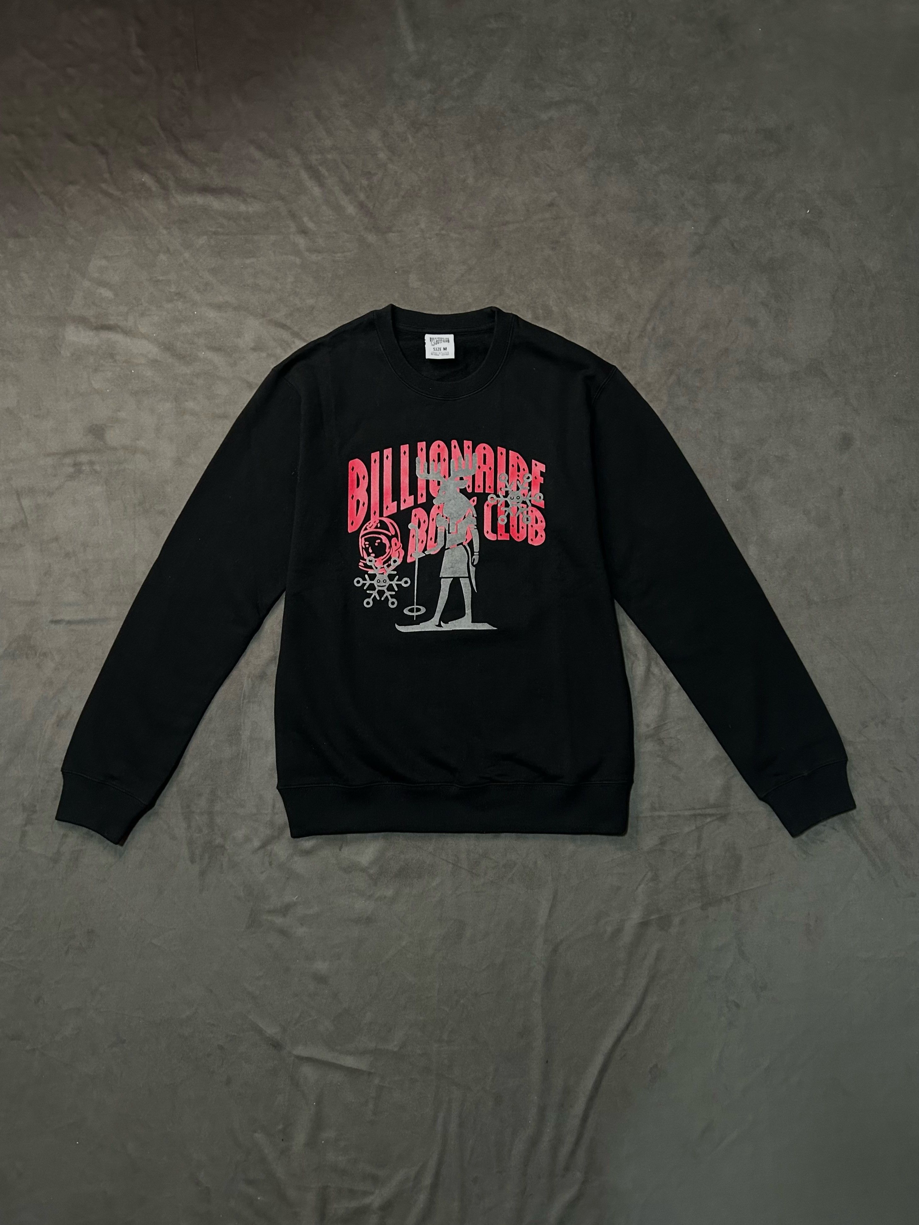 Billionaire Boys Club Billionaire Boys Club Classic Logo Christmas Sweatshirt BLK Size US M / EU 48-50 / 2 - 1 Thumbnail