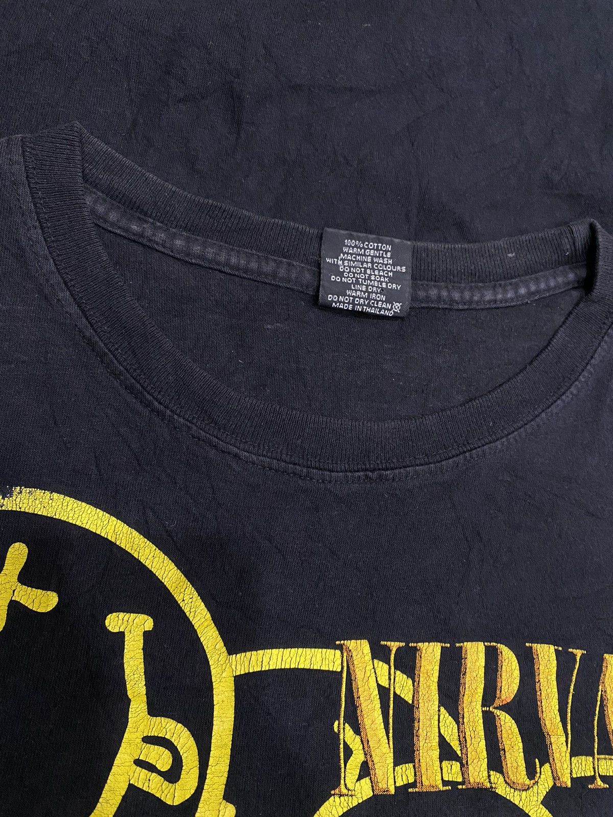Band Tees 💥NIRVANA Smile Nevermind grunge band kurt cobain tee shirt Size US L / EU 52-54 / 3 - 5 Thumbnail
