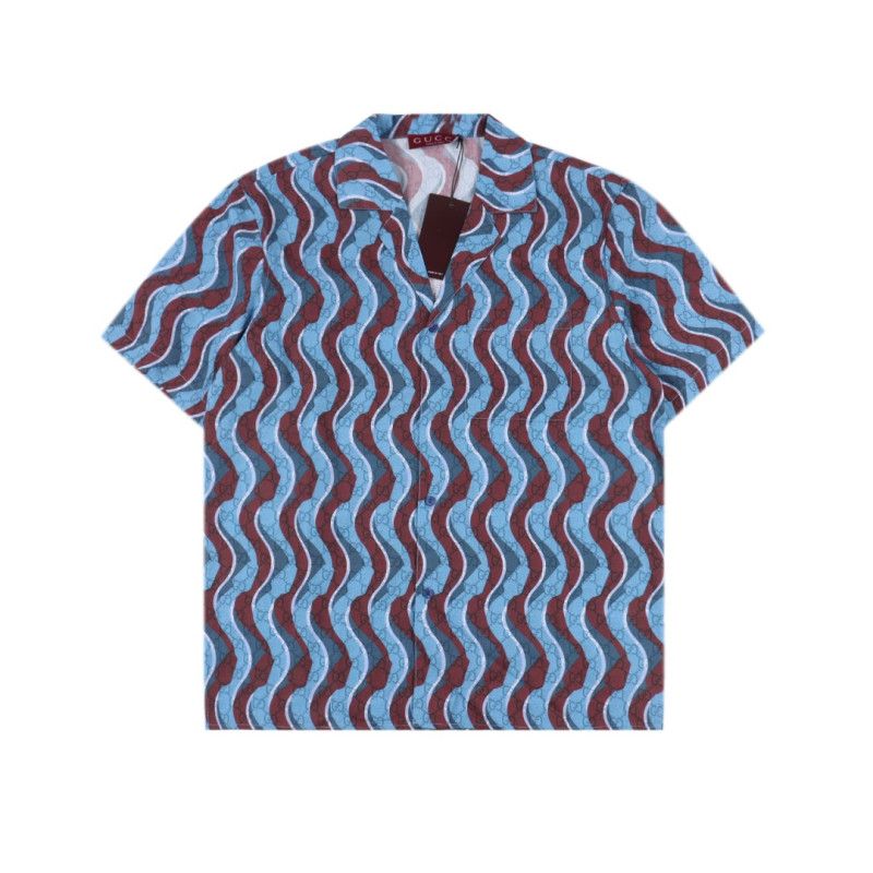 o1loc1c0226 794907 Printed Cotton Poplin Shirt in Multicolor