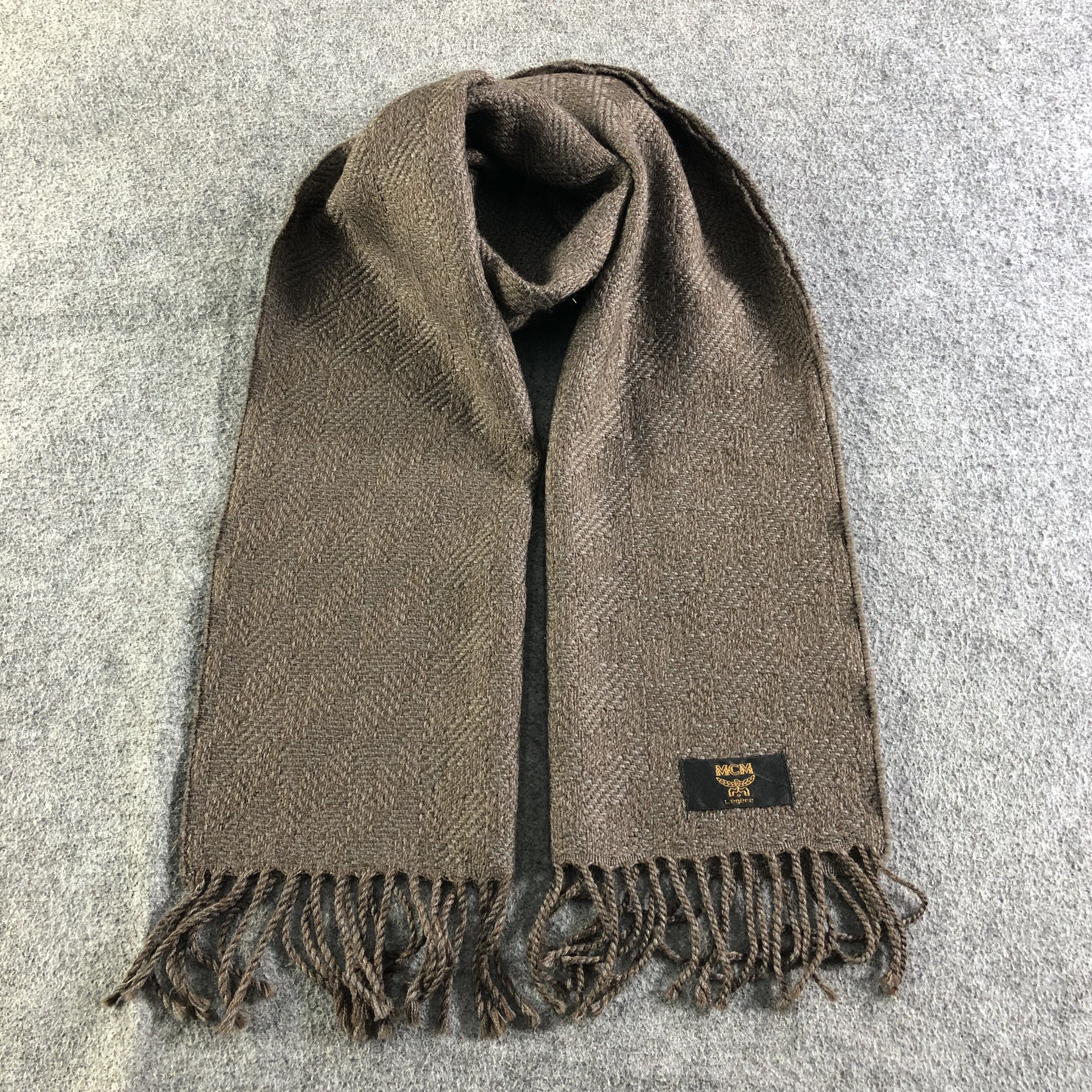 MCM MCM Wool Scarf Muffler V1909 Size ONE SIZE - 1 Thumbnail
