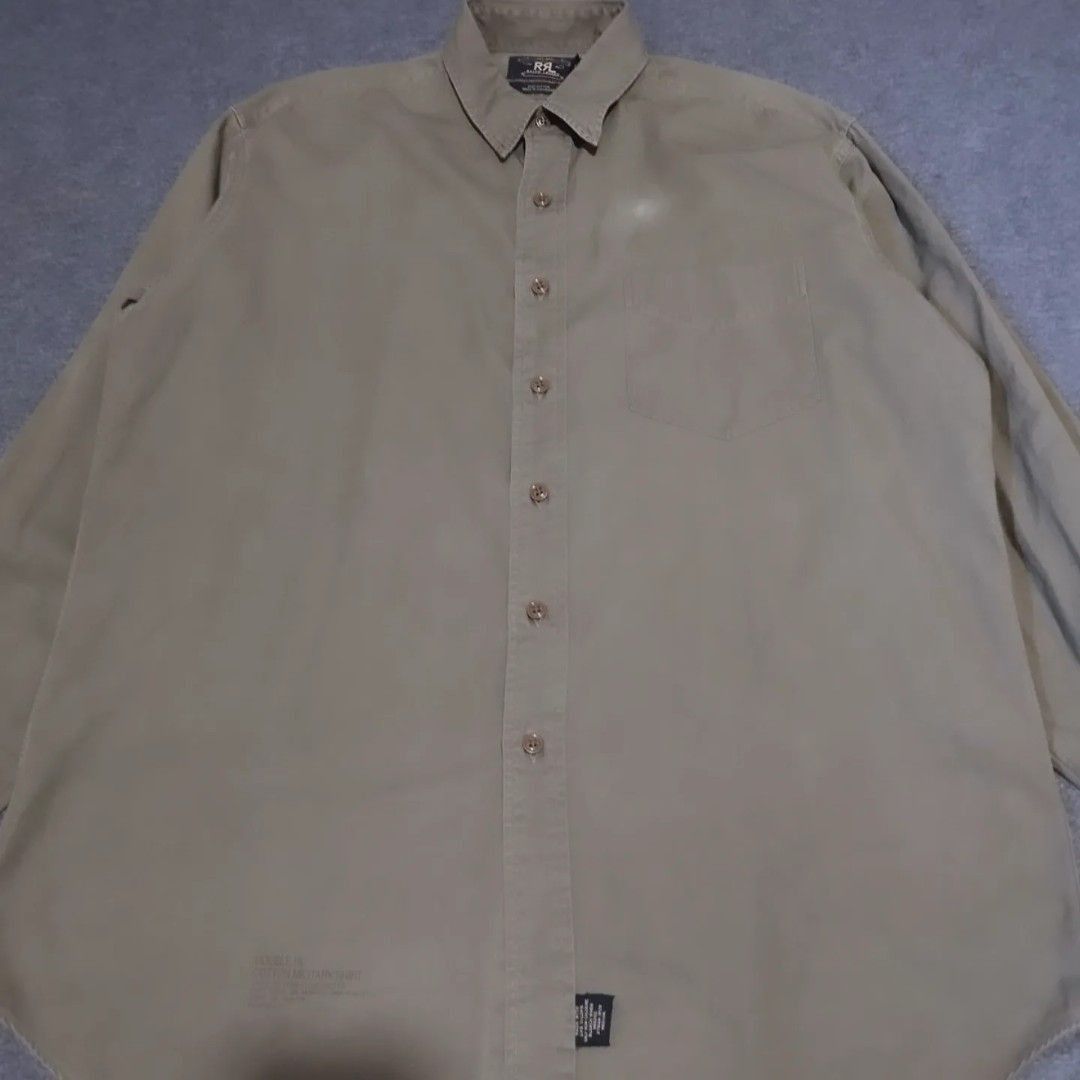 RRL Ralph Lauren Double RL RRL by Ralph Lauren Military Shirt Size US M / EU 48-50 / 2 - 2 Thumbnail