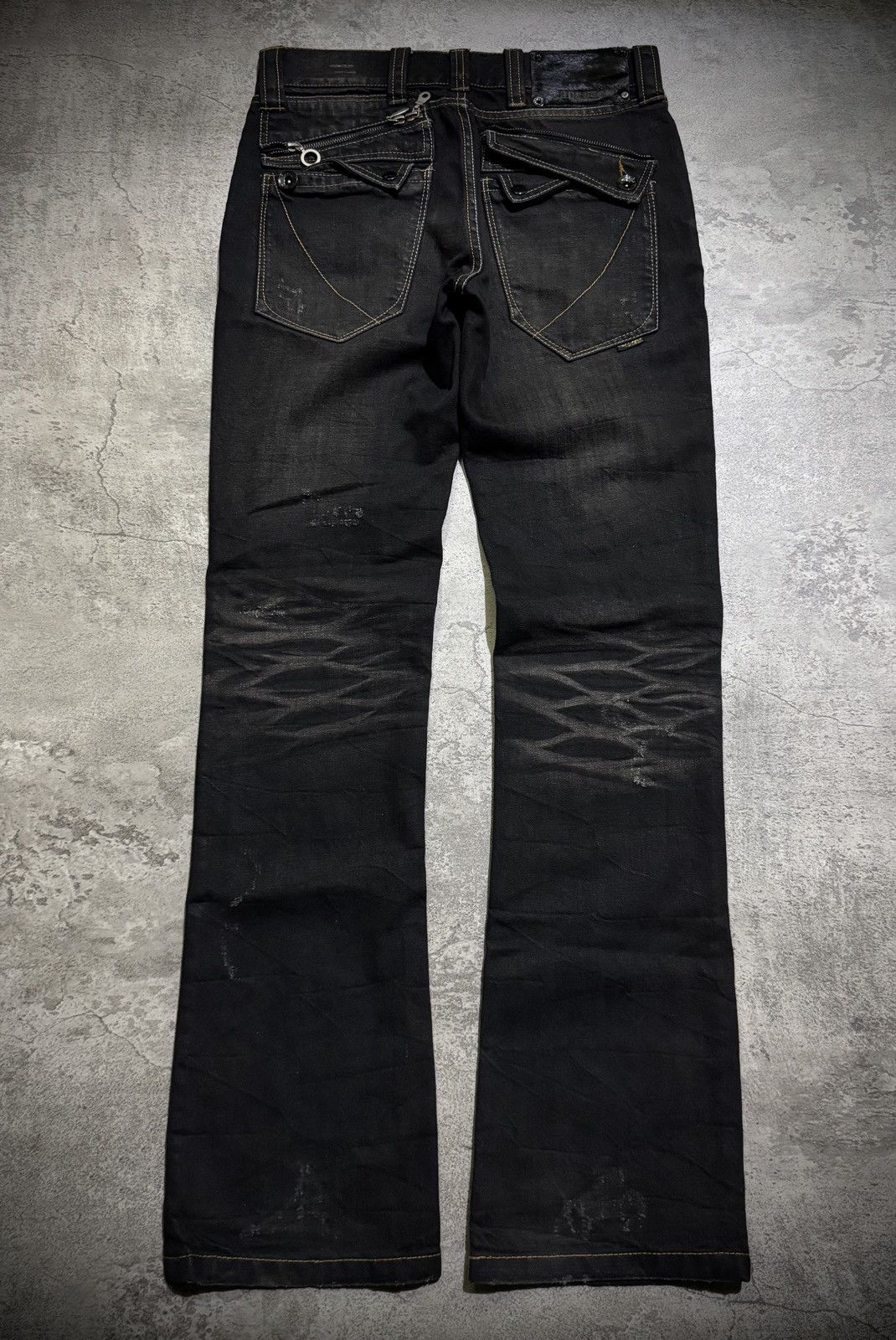 Hysteric Glamour Y2k Apestcip Ifsixwasnine Distressed Jeans Size US 31 - 1 Thumbnail