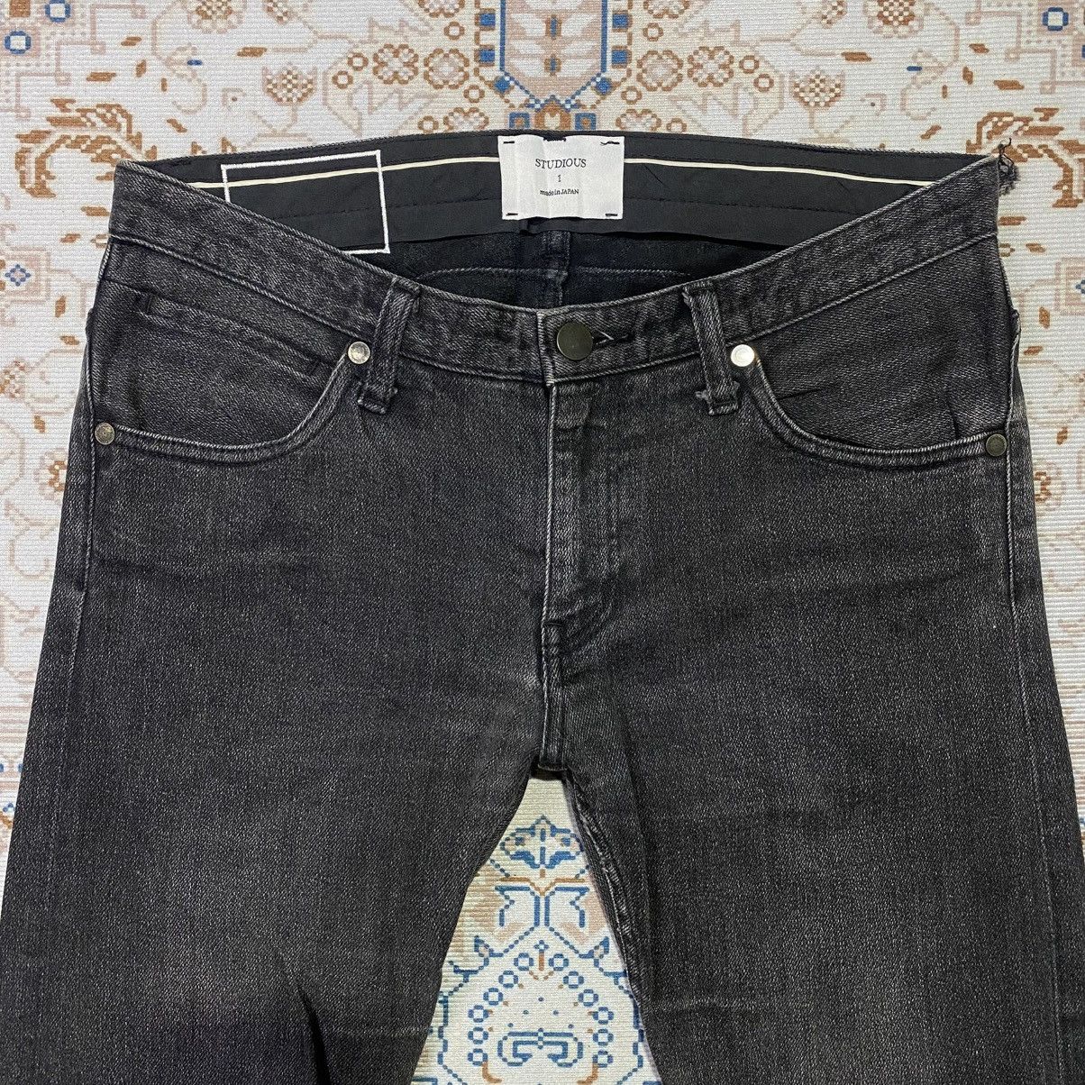 Japanese Brand × STUDIOUS STUDIOUS JAPAN BLACKWASHED DENIM Size US 31 - 3 Thumbnail