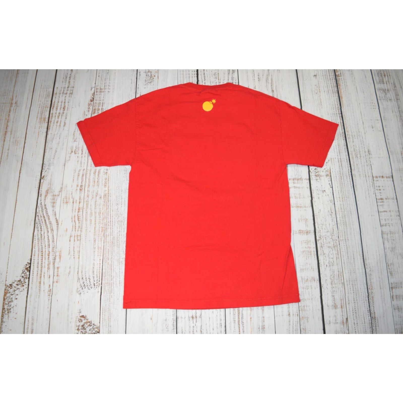 The Hundreds VINTAGE The Hundreds Adam Bomb Mens Short Sleeve Red Shirt 8-Bit Pixel Logo Skate Shirt L Red Logo Mens Size US L / EU 52-54 / 3 - 6 Thumbnail