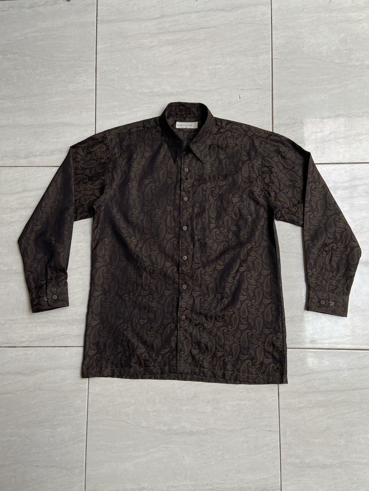 Designer × Lyle & Scott LYLE & SCOTT Motive Shirt Size US S / EU 44-46 / 1 - 6 Thumbnail