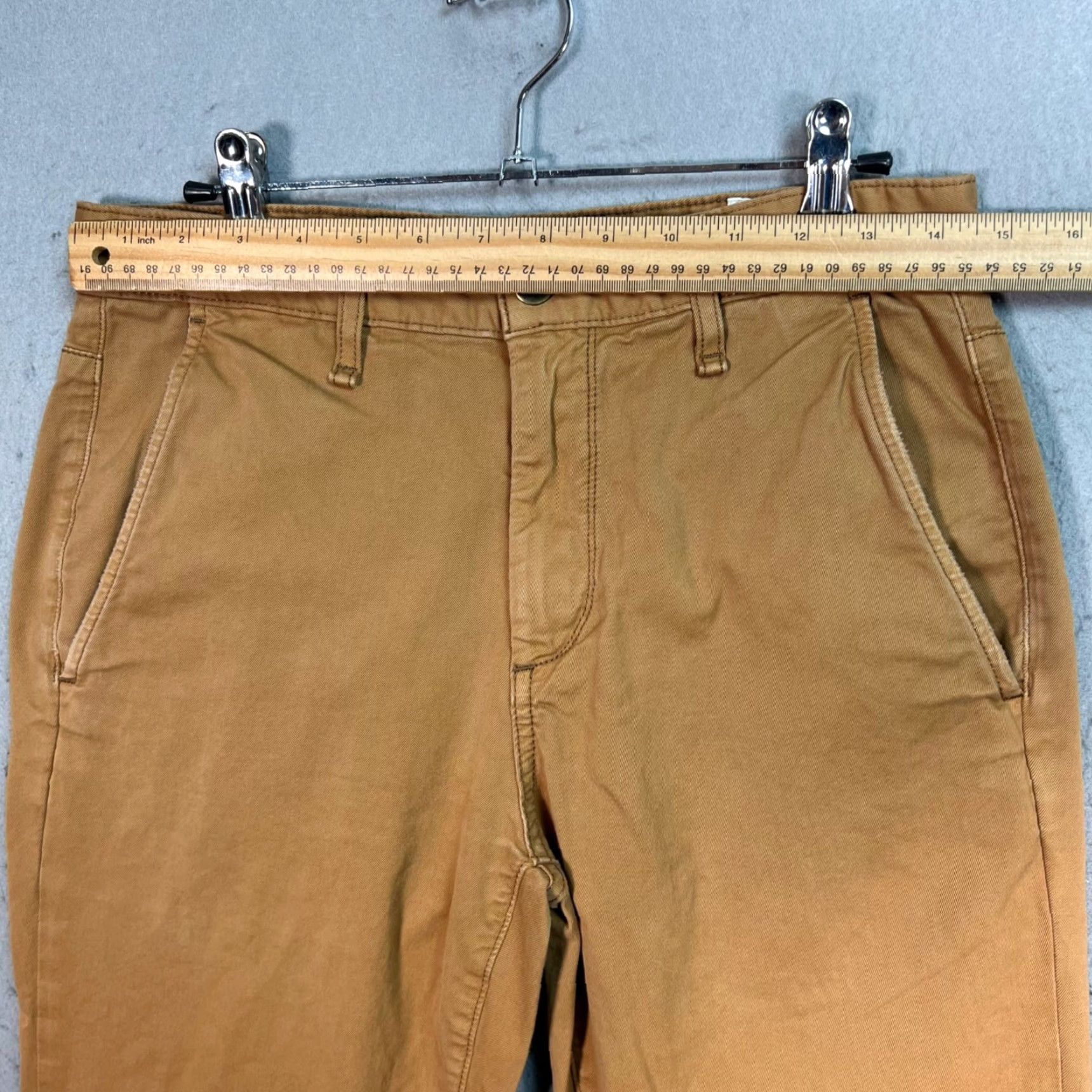 Rag & Bone Rag & Bone Men's Chino Pants - 29 Slim Tapered Beige Cotton Blend Flat Front Inseam 30 - Vintage? No - Preppy Casual Size US 29 - 6 Thumbnail