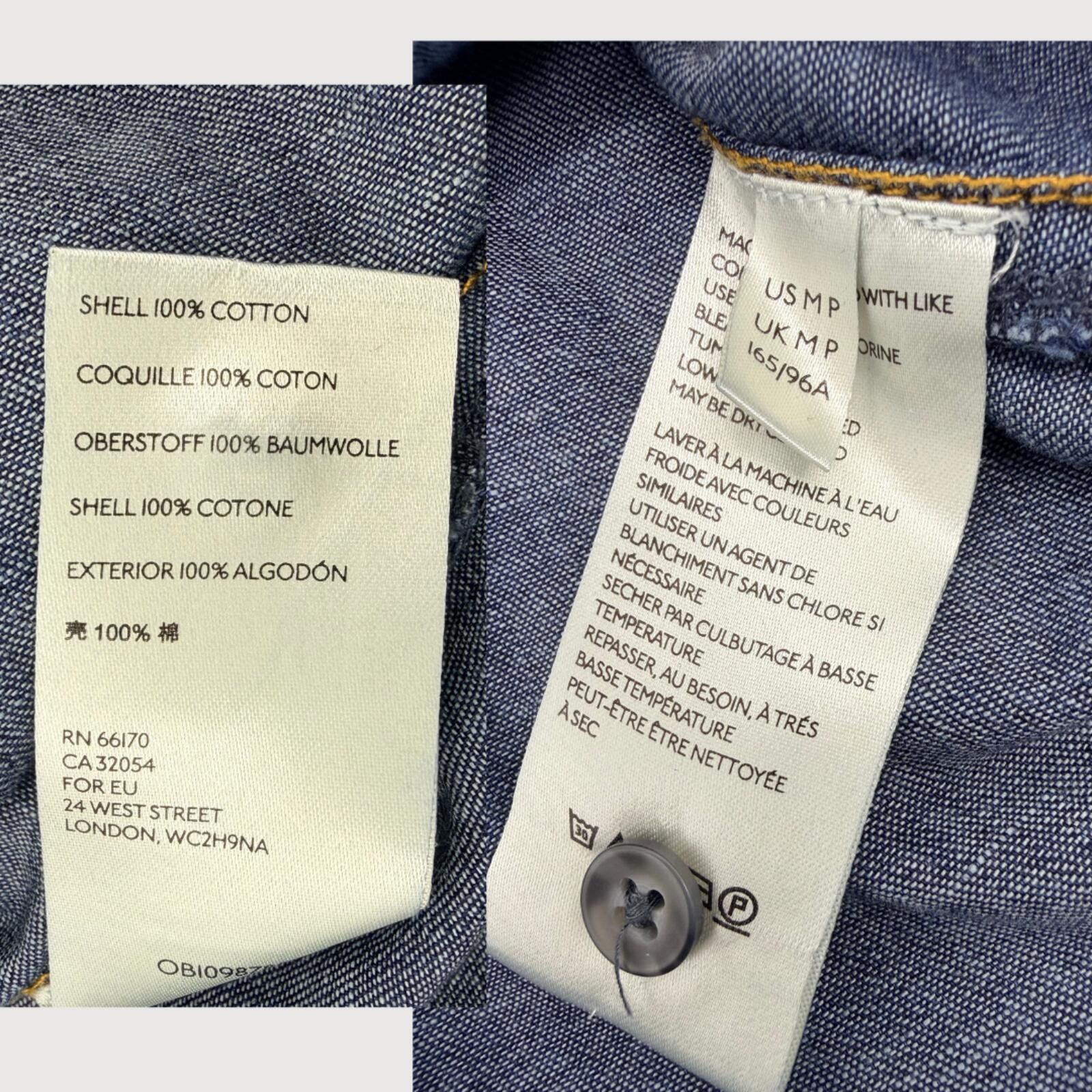 Other Pilcro and the Letterpress Polka Dot Denim Button Down M Size M / US 6-8 / IT 42-44 - 5 Thumbnail