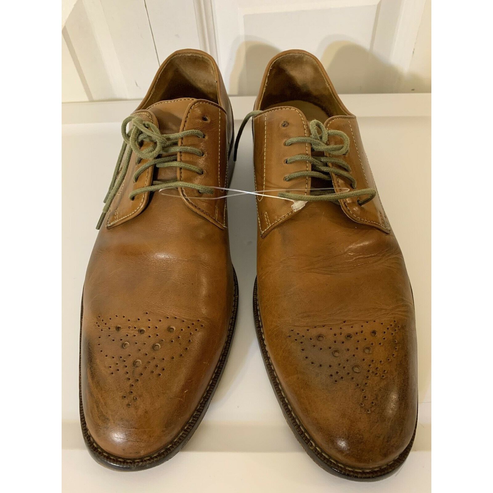 Joseph Abboud Joseph Abboud Oxfords Men’s Sz 9D Brown Leather Dress Shoes Size US 9 / EU 42 - 1 Thumbnail
