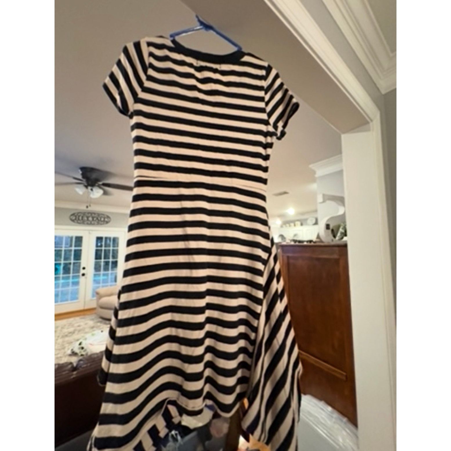 Forever 21 Forever 21 Women’s Large Striped Short Sleeve Dress Size L / US 10 / IT 46 - 5 Thumbnail