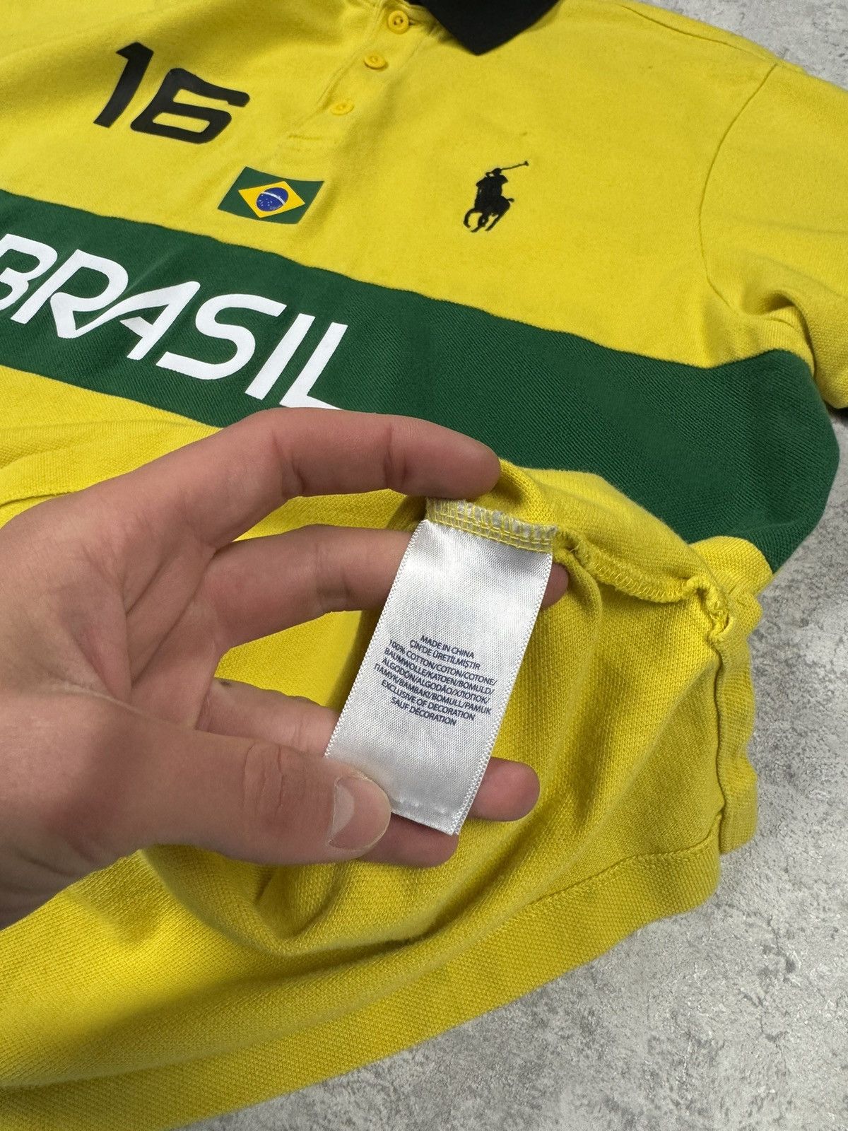 Polo Ralph Lauren Polo Ralph Lauren Brasil Polo Big Pony 16 Brazil Flag SizeXL Size US XL / EU 56 / 4 - 10 Thumbnail