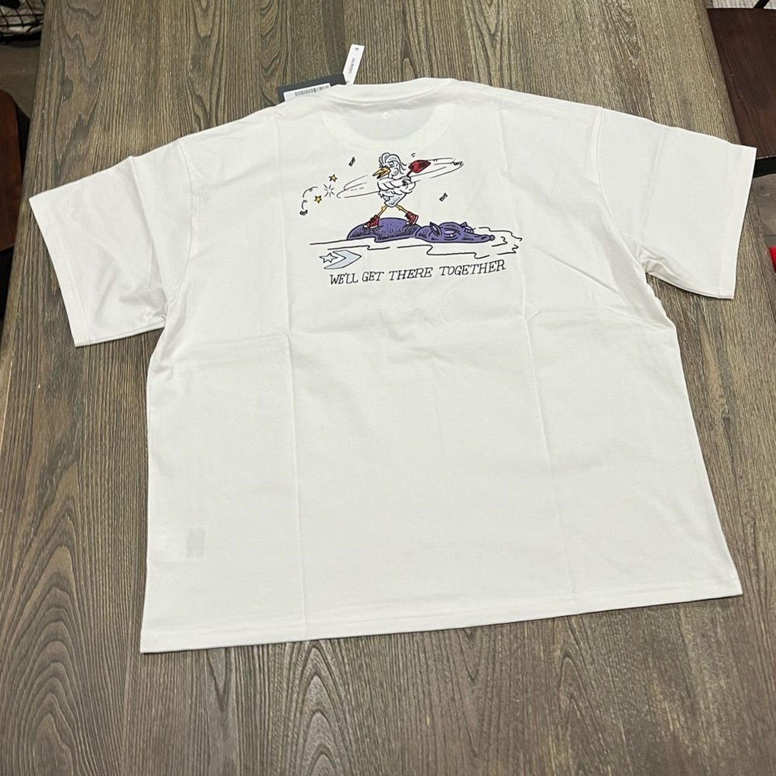 Converse NWT Converse Mens Get There Together Graphic T-Shirt Size M Size US M / EU 48-50 / 2 - 3 Thumbnail