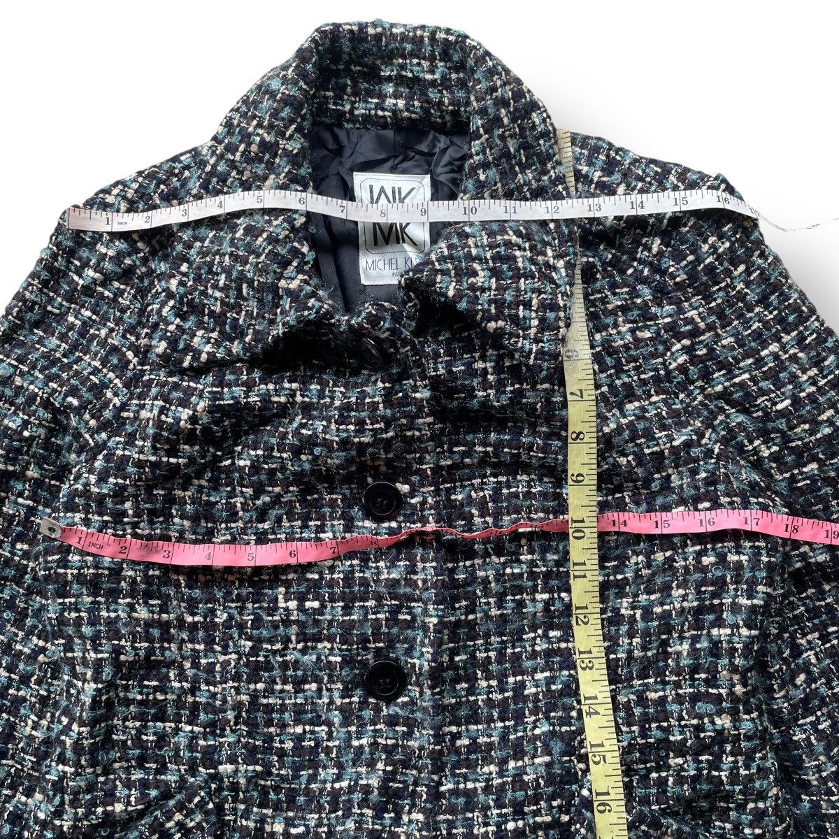 Michel Klein Michel Klein Paris Tweed Jacket Coat Winter Size S / US 4 / IT 40 - 13 Thumbnail
