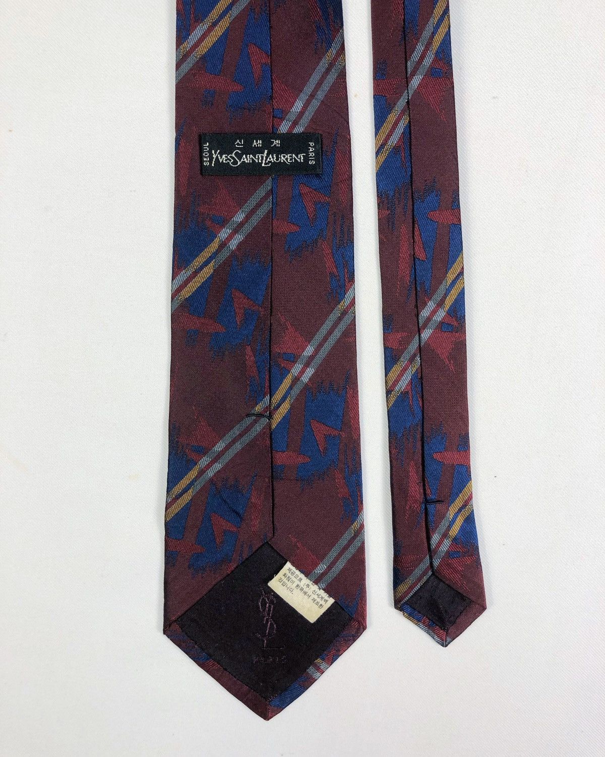 Yves Saint Laurent Rare Vintage Yves Saint Laurent YSL Silk Tie Size ONE SIZE - 5 Thumbnail
