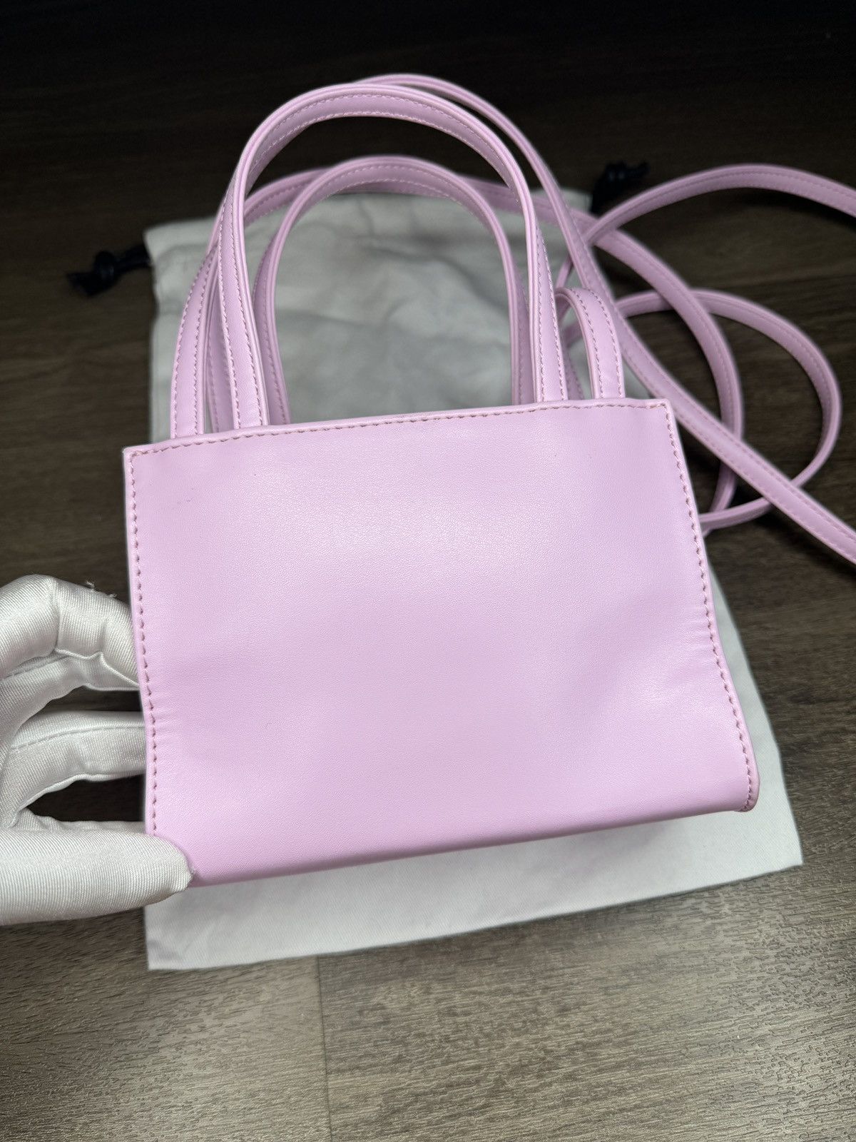 Telfar NEW Telfar Bubblegum Pink Small Size ONE SIZE - 5 Thumbnail