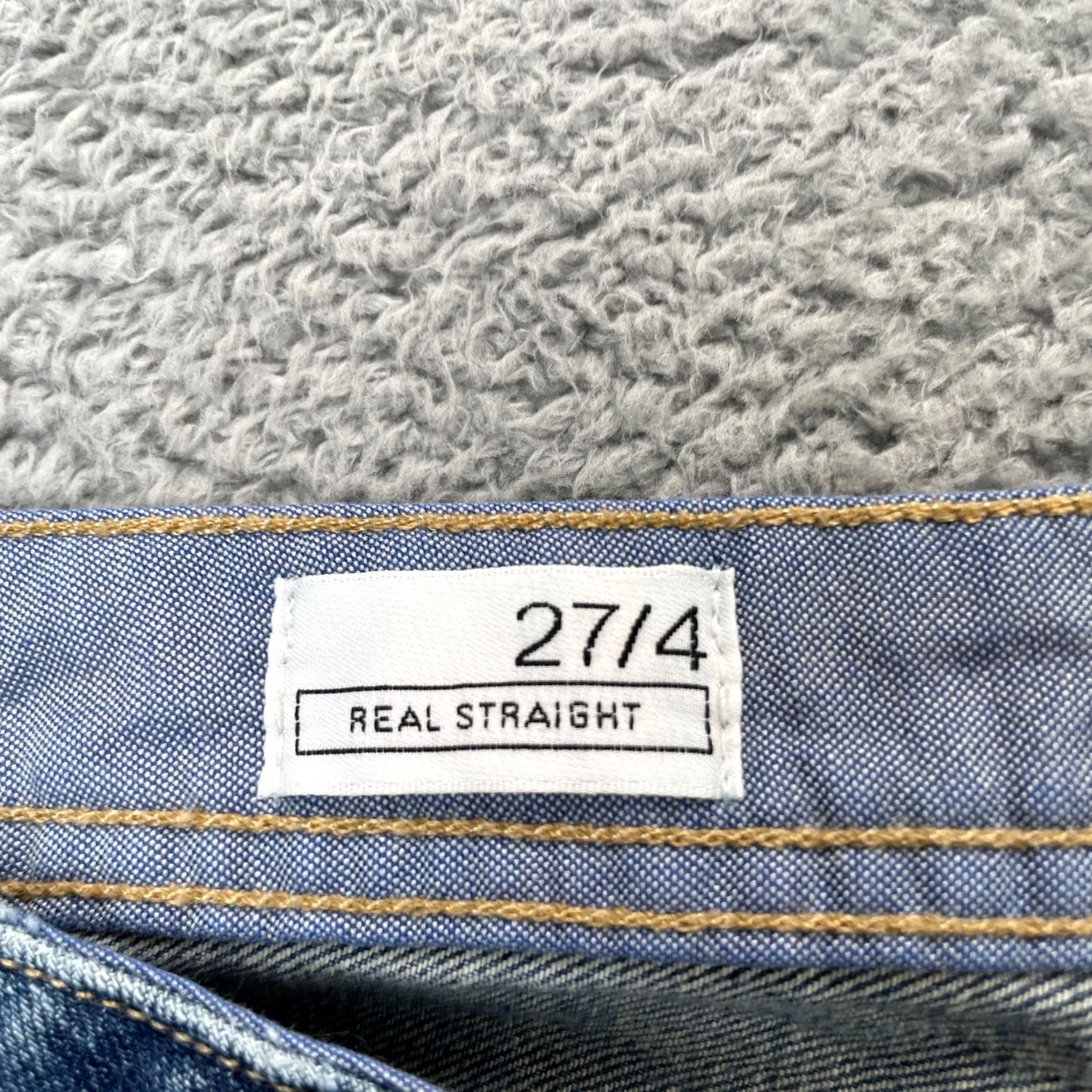 Gap VINTAGE Gap Jeans Womens Regular Blue 27 31in Inseam 5-Pocket Denim Cotton Spandex Straight City Preppy Womens Size 24" / US 00 / IT 34 - 4 Thumbnail