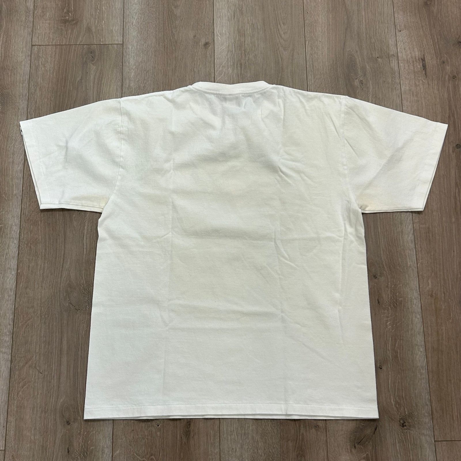 Bape BAPE A Bathing Ape Camo College Milo Tee White/Green size XL Size US XL / EU 56 / 4 - 6 Thumbnail