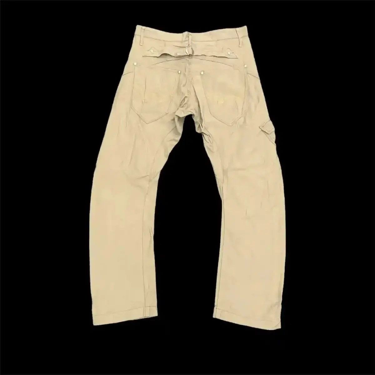 Beauty Beast Vintage EDWIN Multi Pocket Banana Legs Cargo Tactical Pants Size US 32 / EU 48 - 2 Thumbnail