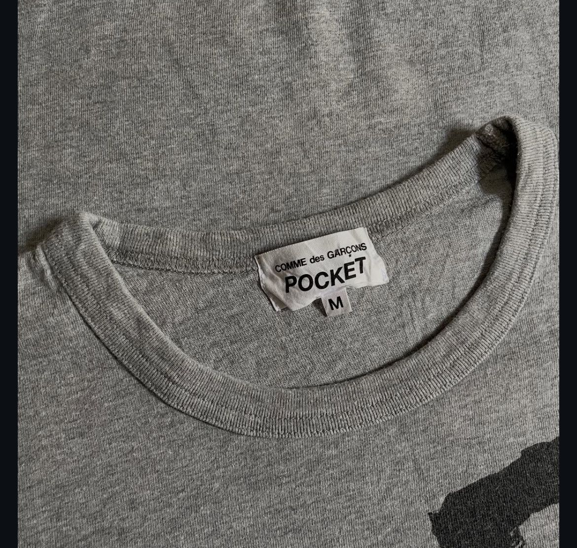 Comme des Garcons AD2011 Comme Des Garcons Pocket Tee Tshirt Size US M / EU 48-50 / 2 - 4 Thumbnail
