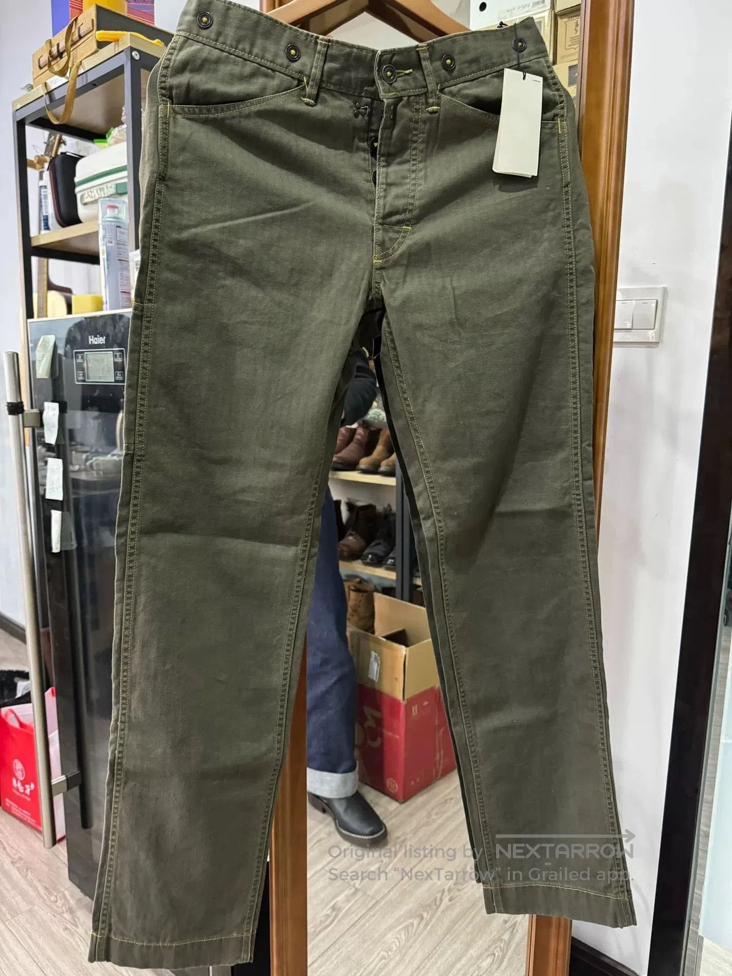 RRL Ralph Lauren RRL Herringbone Long Pants in New Condition. Size US 30 / EU 46 - 1 Thumbnail