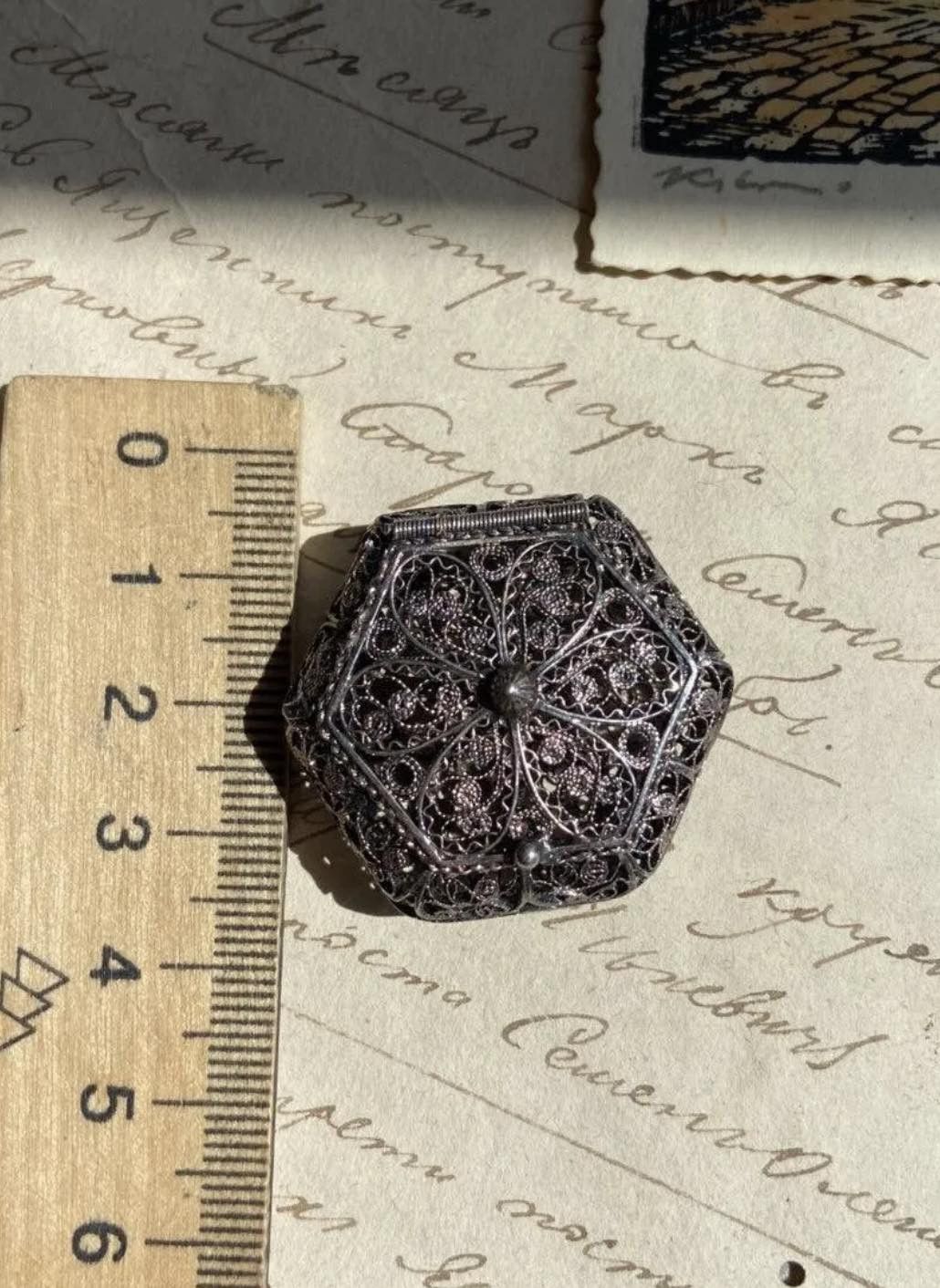 Vintage Vintage Christian Silver 800 Filigree Rosary Box 9.5g Size ONE SIZE - 3 Thumbnail