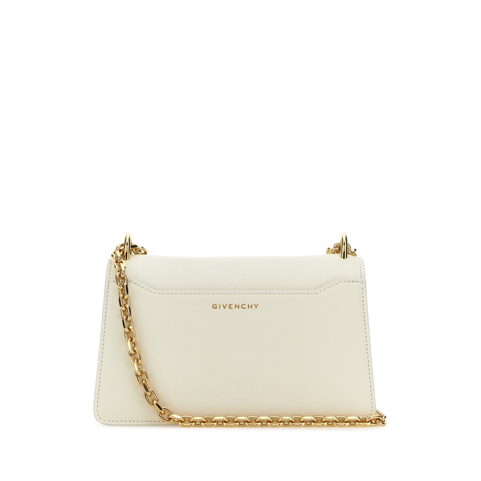 Givenchy GIVENCHY 4G Small White Smooth Leather Shoulder Bag New And Size ONE SIZE - 3 Thumbnail