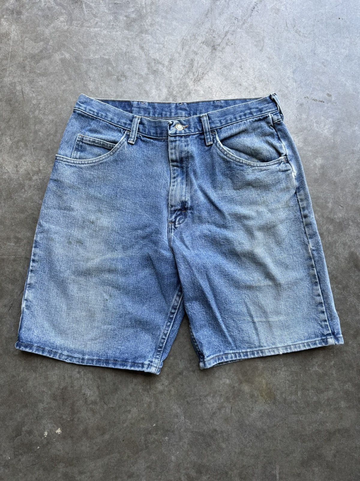 Wrangler Vintage 90’s/00’s Wrangler Light Denim Jean Shorts Size US 32 / EU 48 - 1 Thumbnail