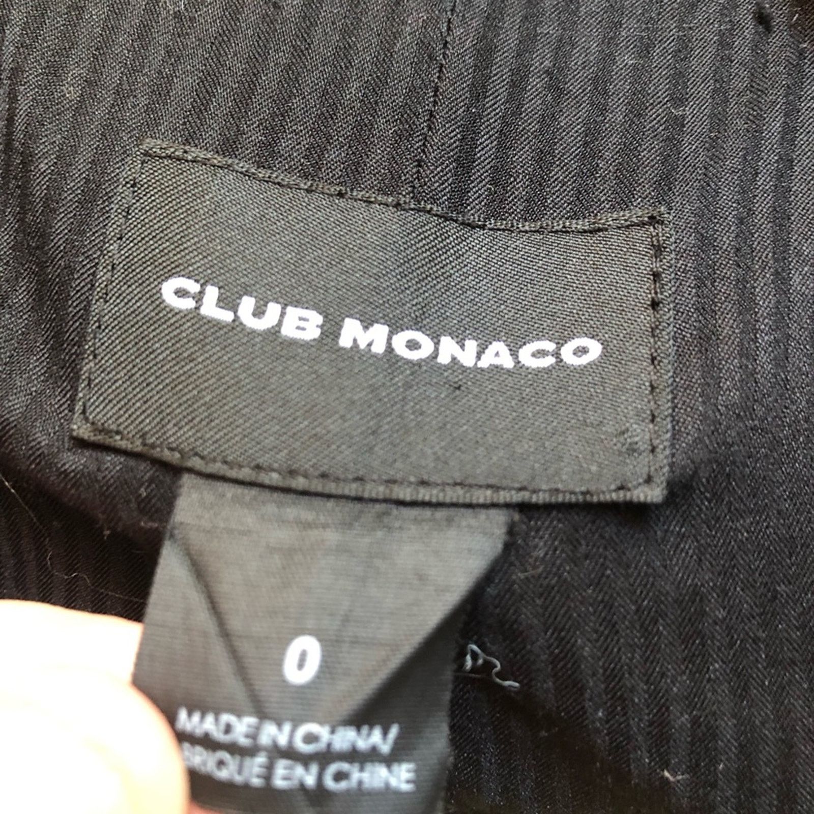Club Monaco Club Monaco black double breasted blazer suit jacket 0 Size XS / US 0-2 / IT 36-38 - 4 Thumbnail