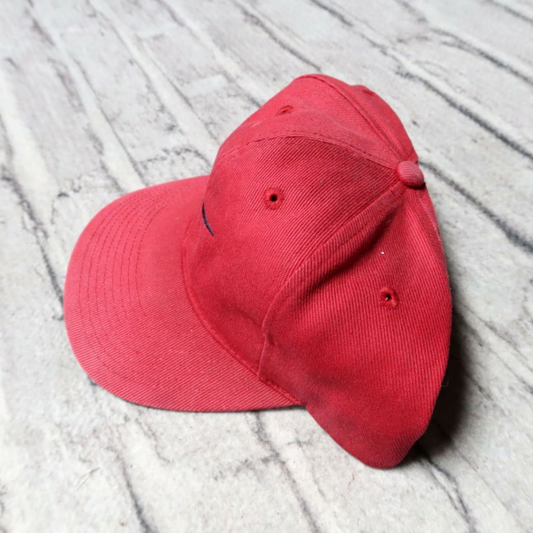 Nike Vintage Nike Swoosh Logo Snapback Hat Maroon Adjustable Cap Men Hat Swoosh 90s Mens Size ONE SIZE - 3 Thumbnail